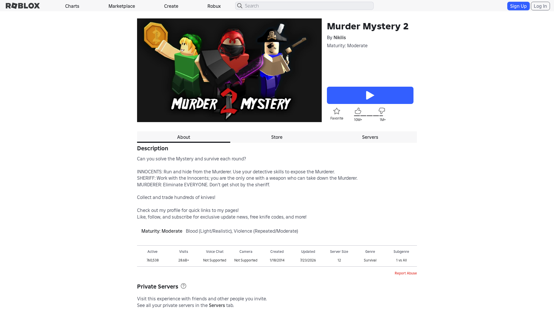 Screenshot of www.roblox.com.bi