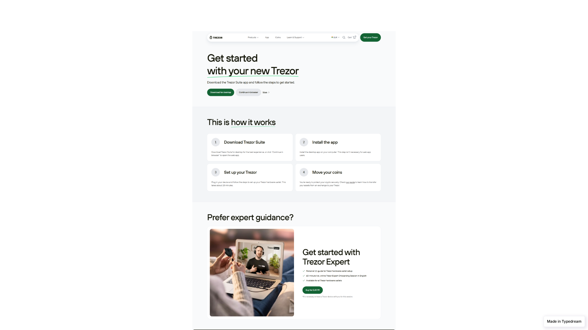 Screenshot of help-public-suite.typedream.app