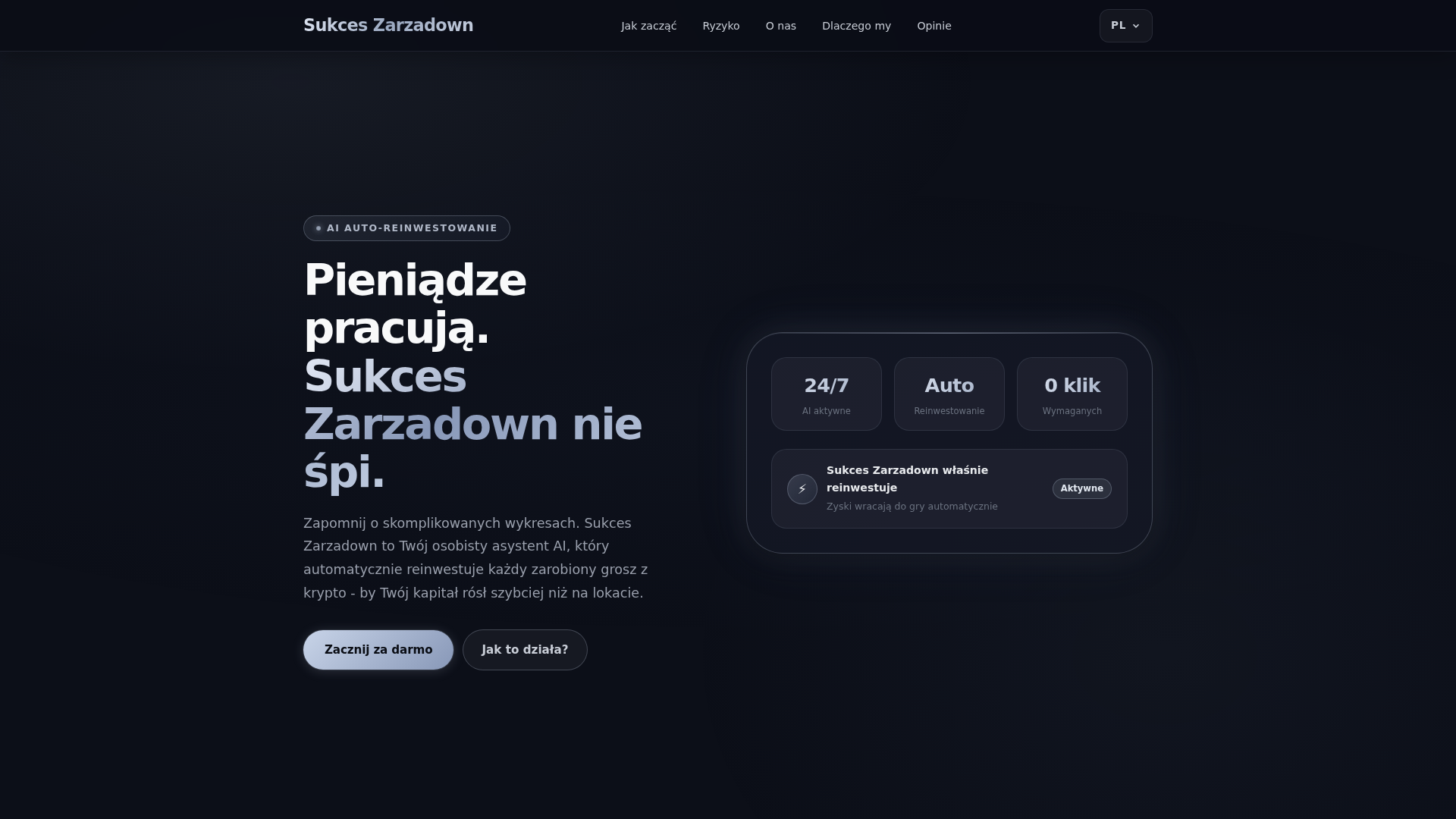 Screenshot of sukceszarzadown.net