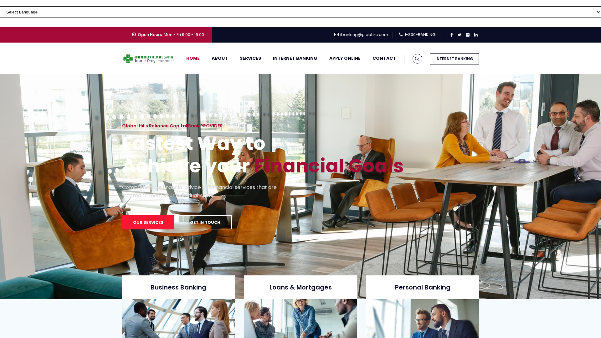 Screenshot of globhrc.com