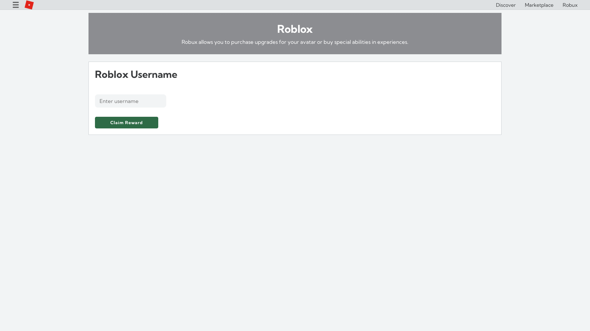 Screenshot of earn-robux.pages.dev
