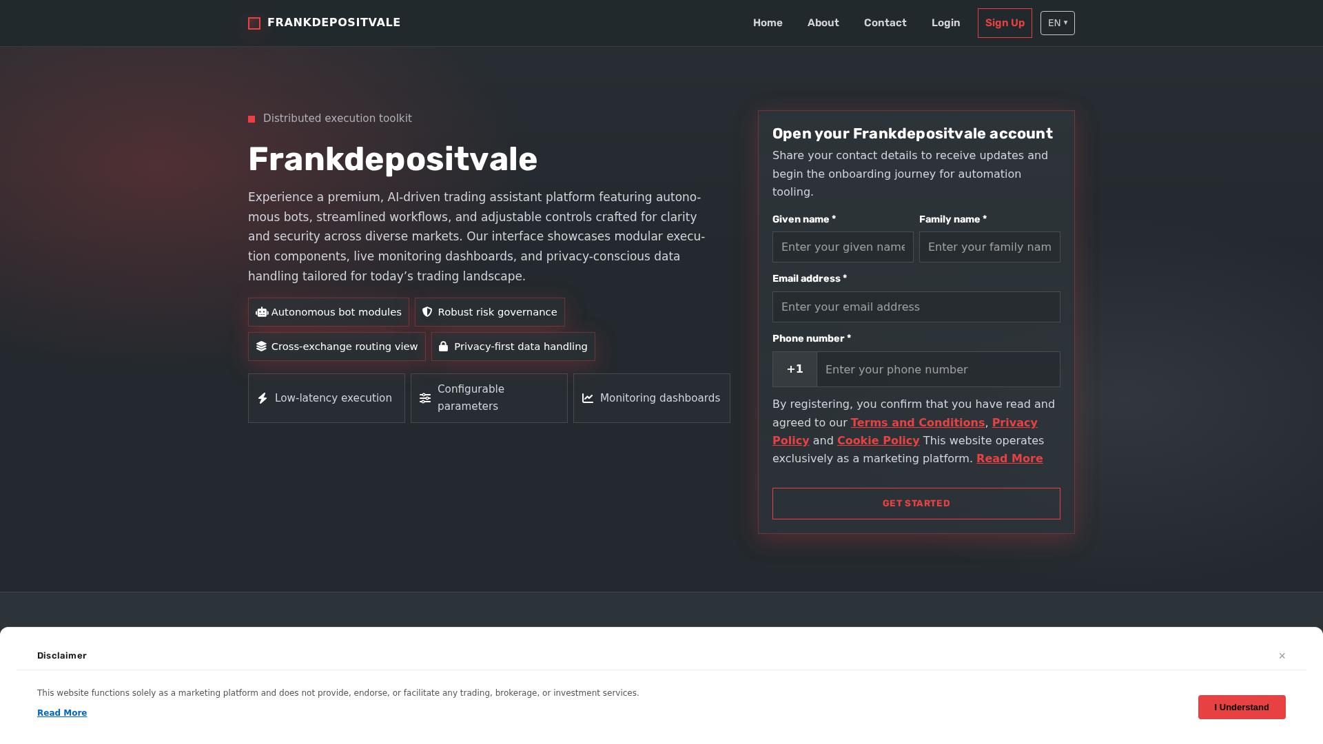 Screenshot of frankdepositvale.shop