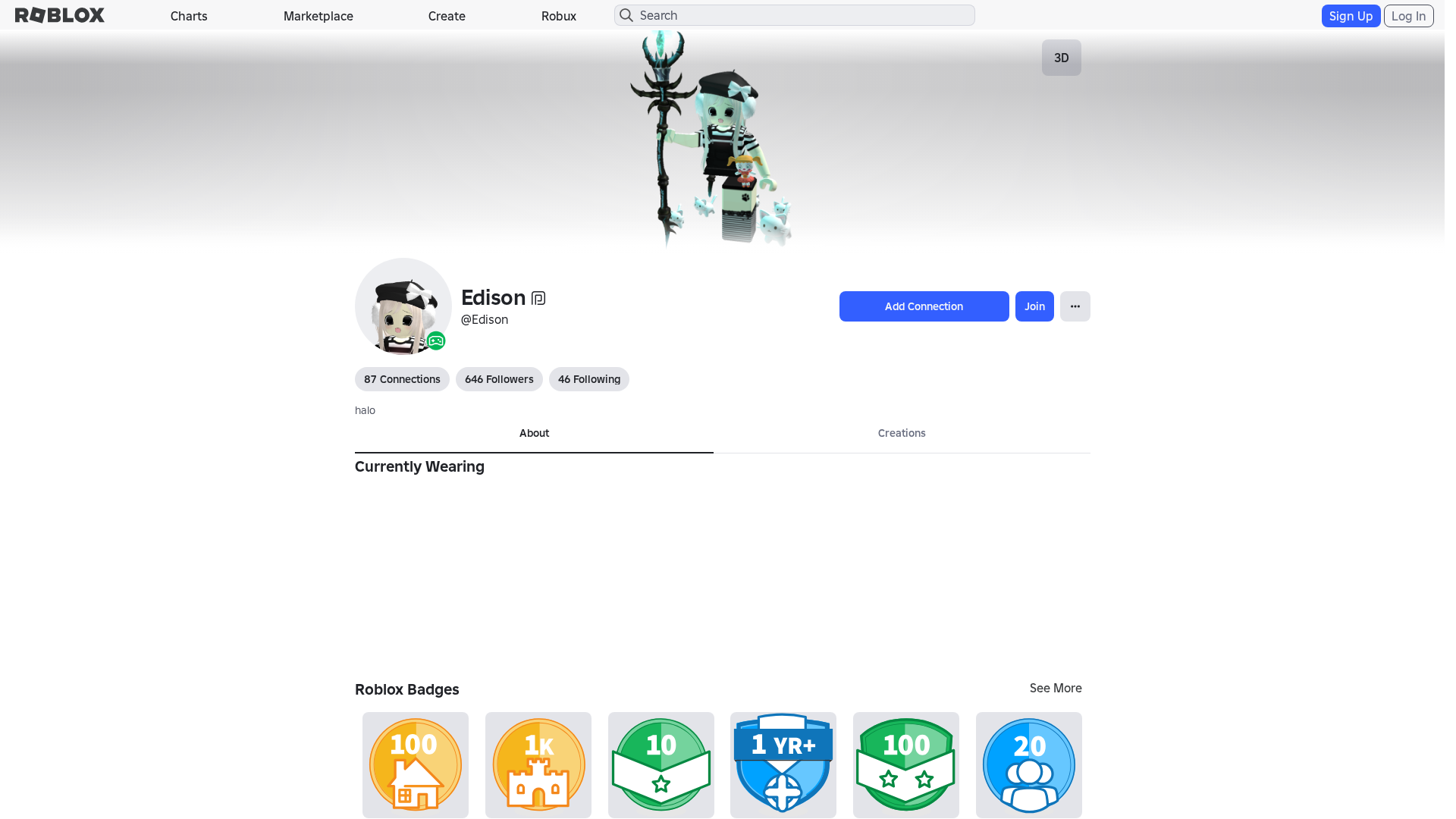 Screenshot of www.robloxr.com.es