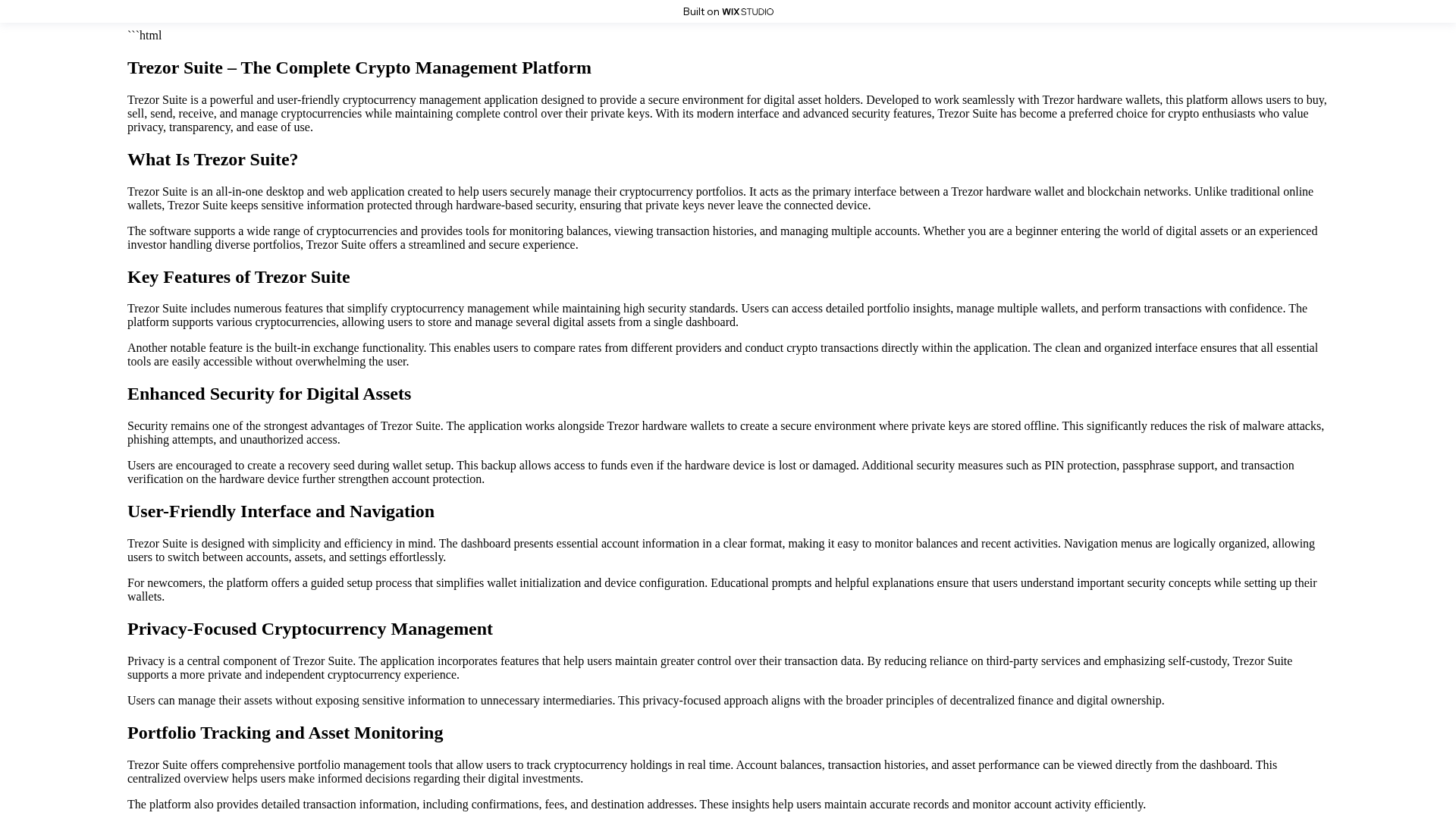 Screenshot of suitteng.wixstudio.com