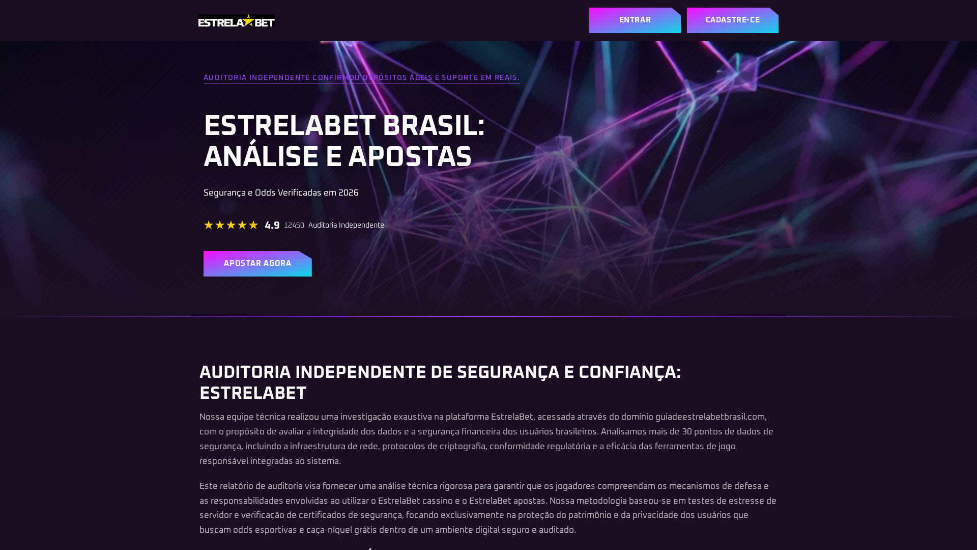 Screenshot of guiadeestrelabetbrasil.com