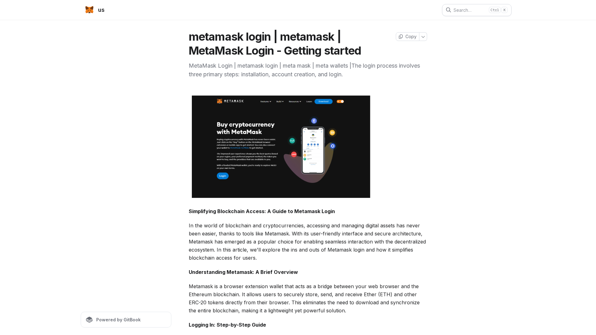 Screenshot of metamisklogiina.gitbook.io