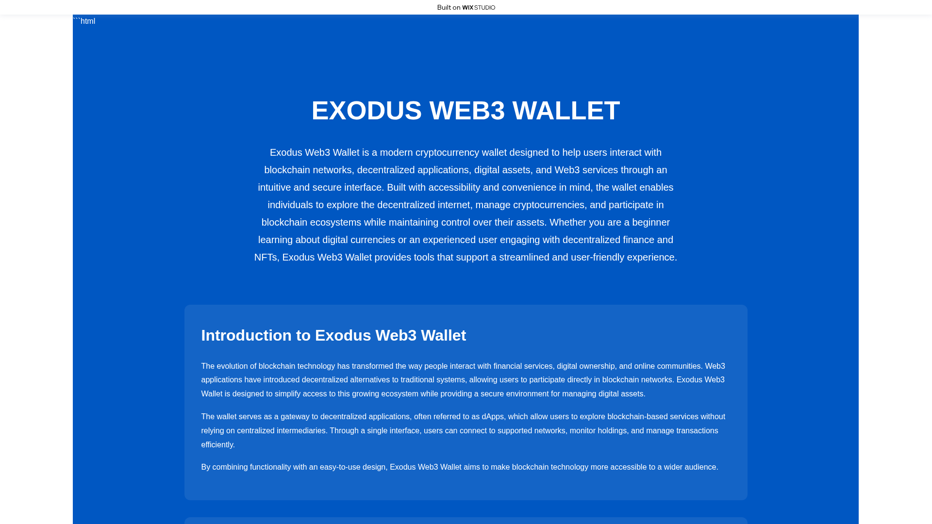 Screenshot of smart-ex-odus-ext.wixstudio.com