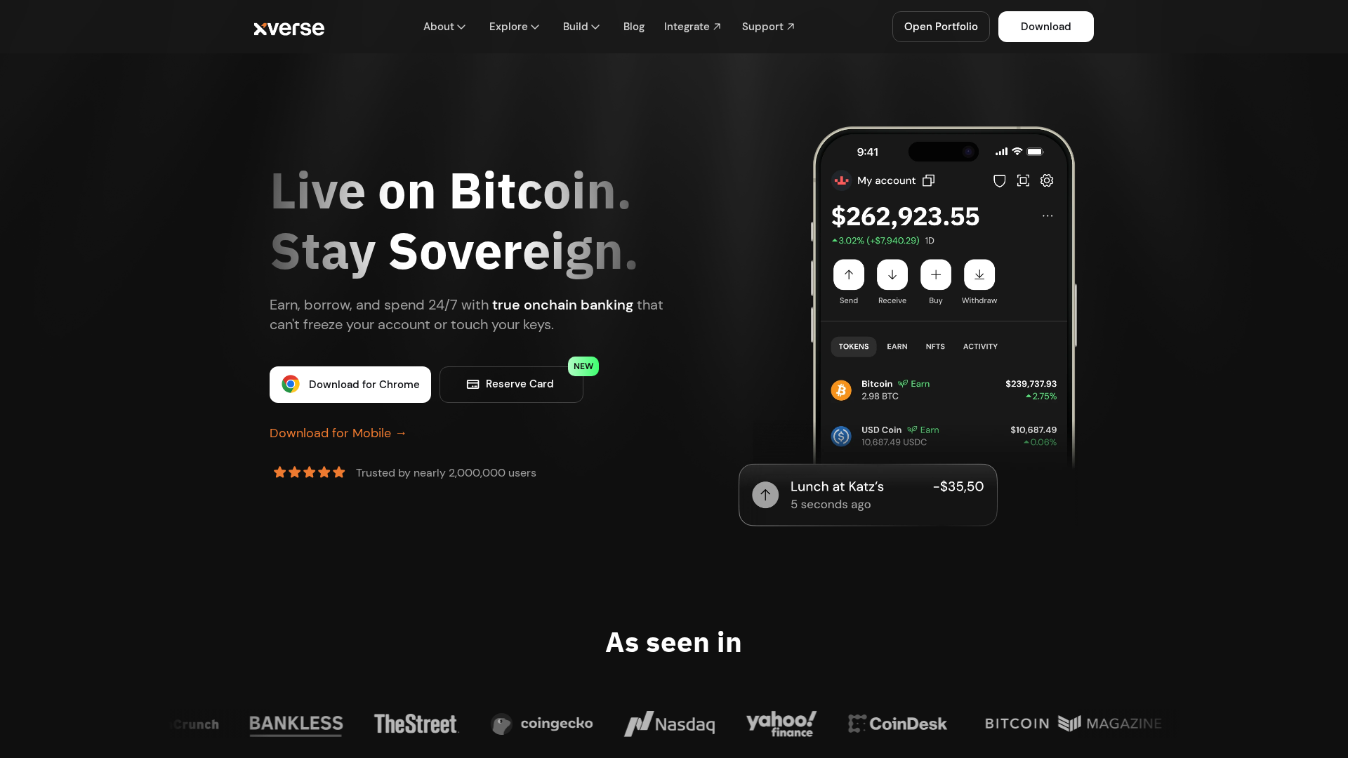 Screenshot of leather-bitcoin-wallet.com