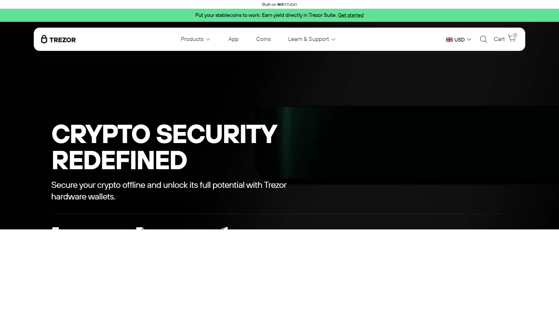 Screenshot of startio-apps-trexor.wixstudio.com