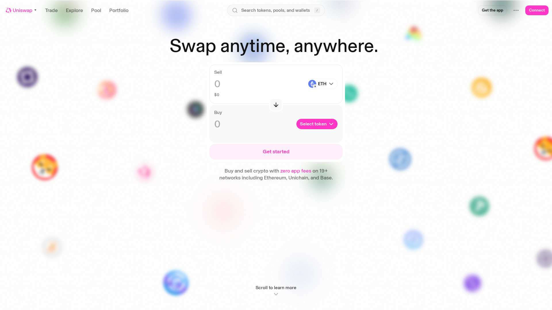 Screenshot of www.web-git-05-08-featwebenhancedepthchartwithflipto-60762c-uniswap.vercel.app