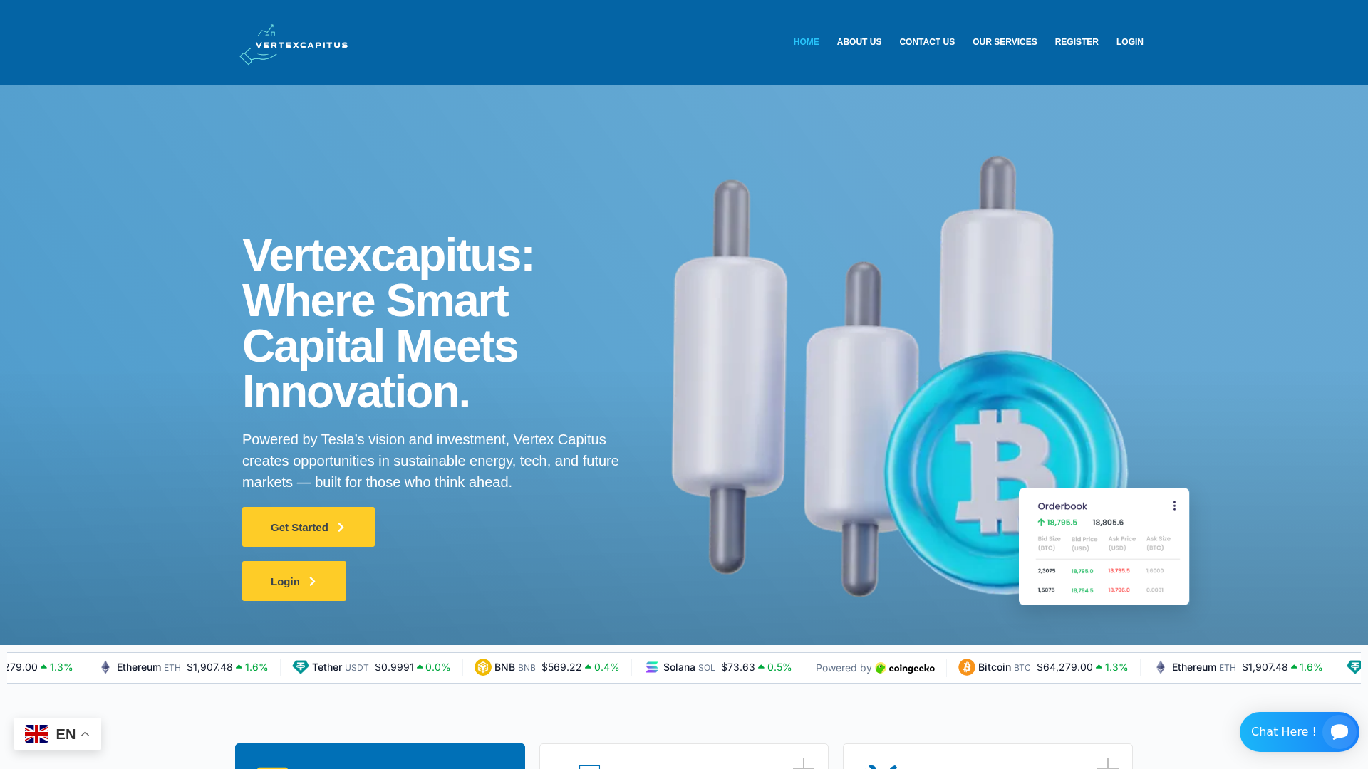 Screenshot of app.vertexcapituspro.com