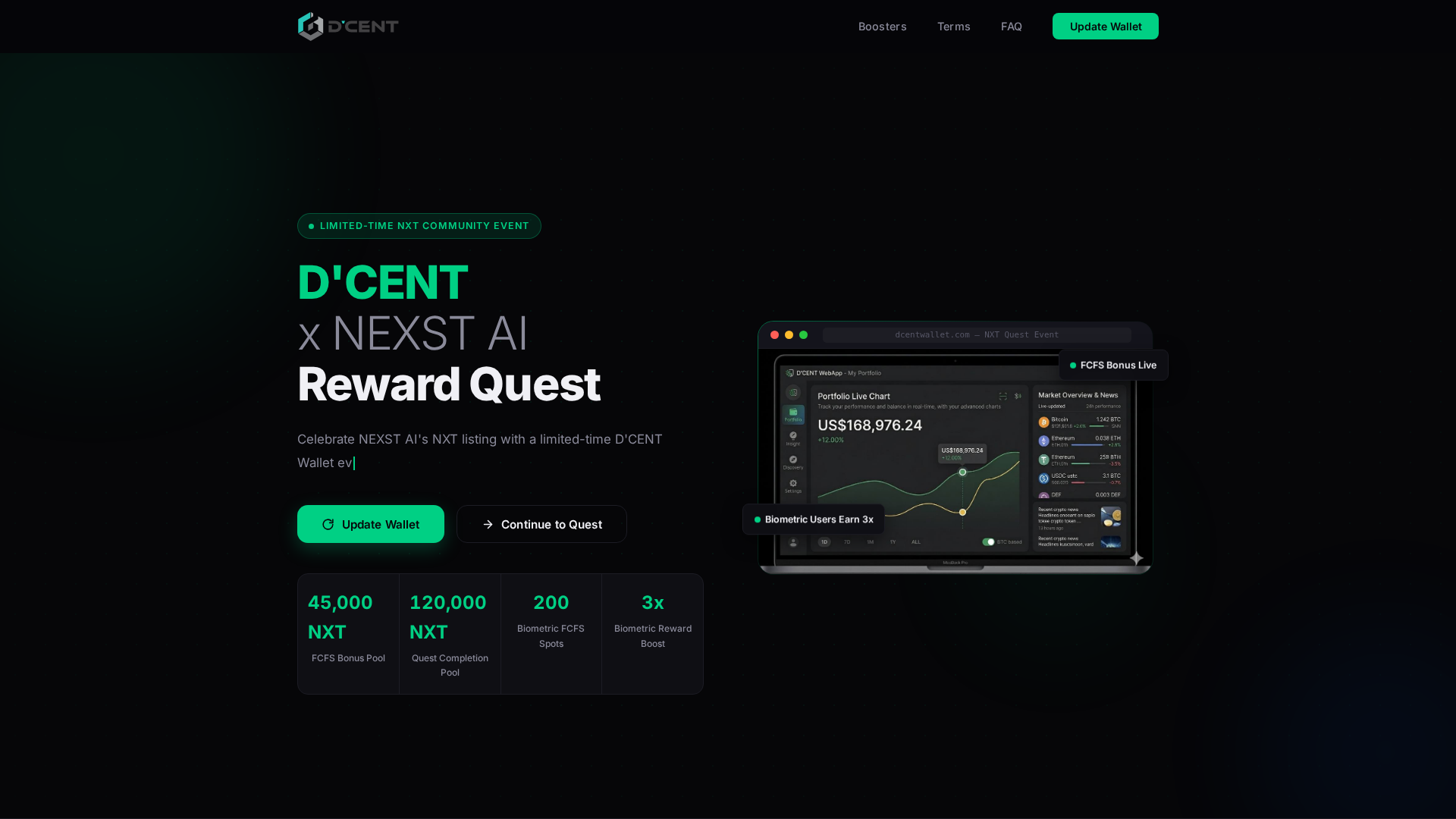 Screenshot of dcent-desktop.com