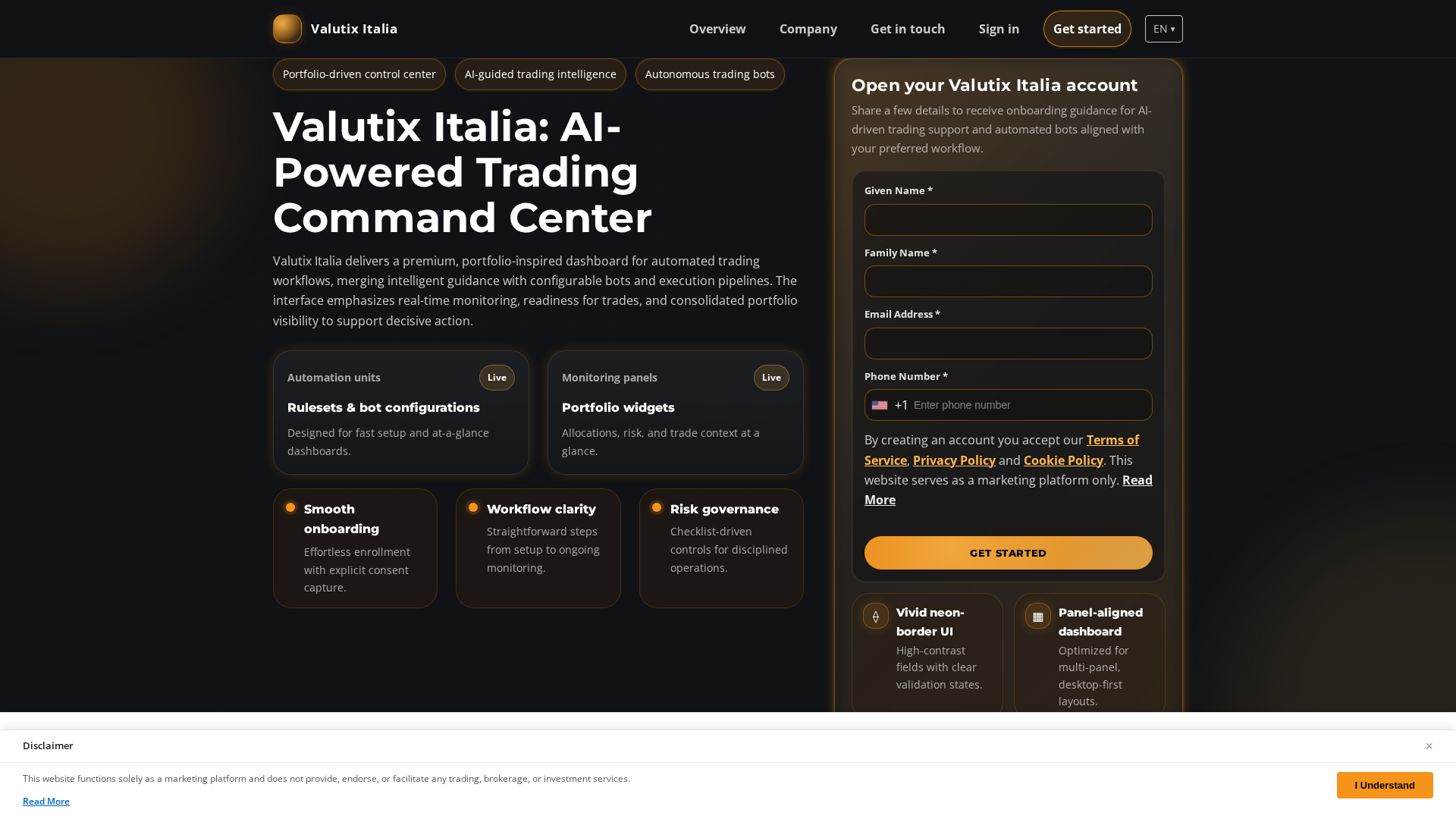 Screenshot of valutixitaliaplatform.com