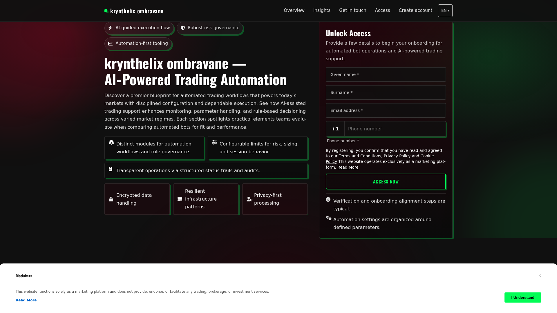 Screenshot of krynthelixombravane.pro