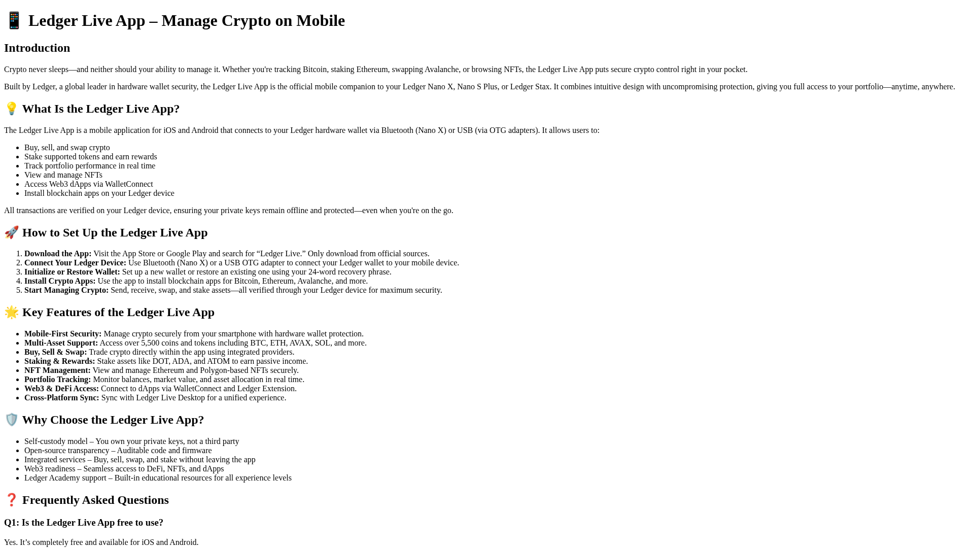 Screenshot of guide-ledger-live-app.pages.dev