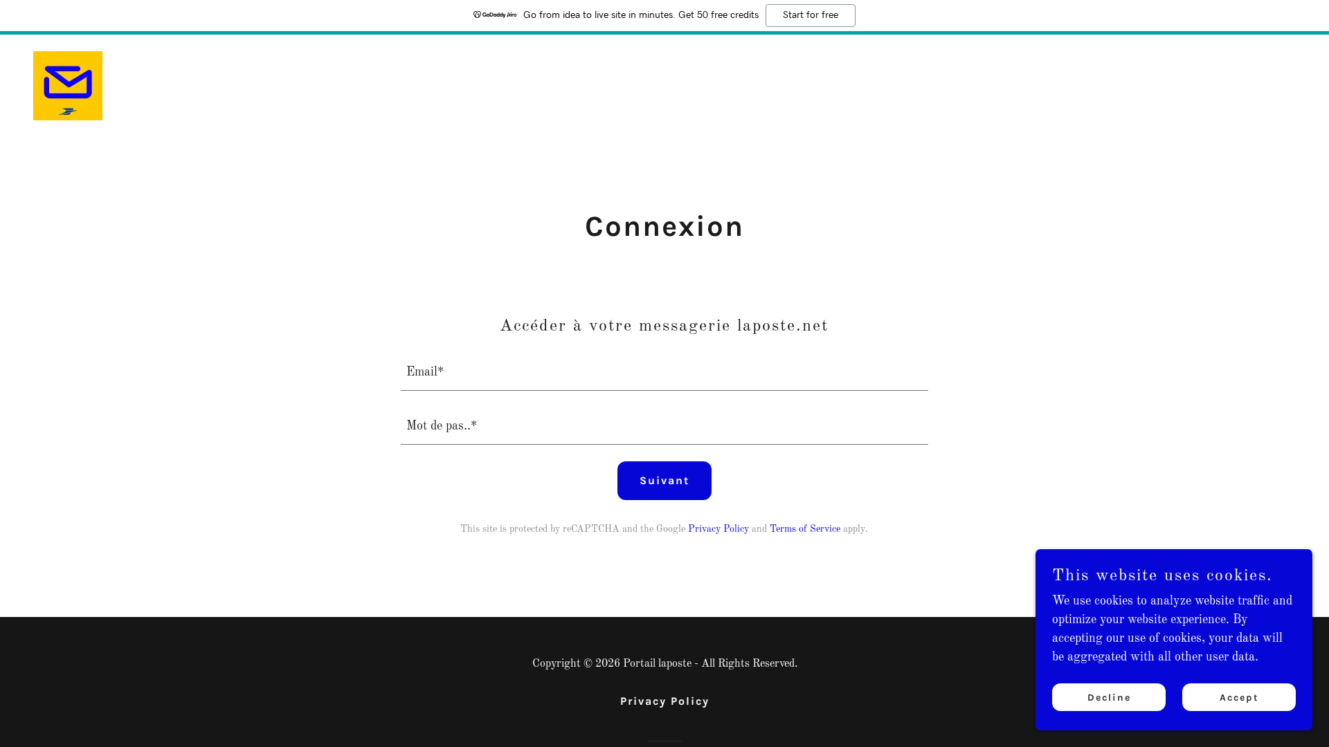 Screenshot of site-vpdomj3w6.godaddysites.com