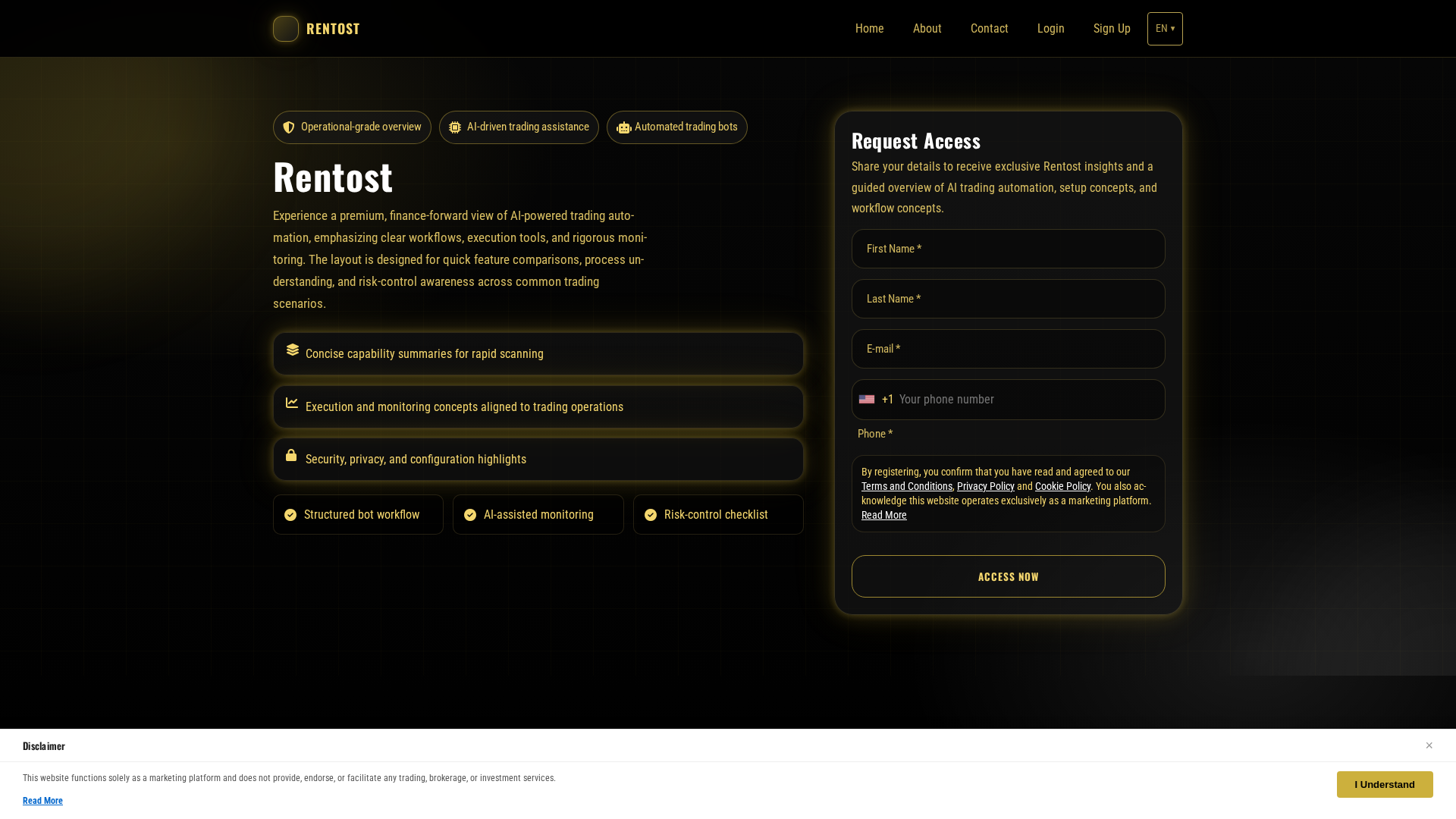 Screenshot of rentostsoft.digital
