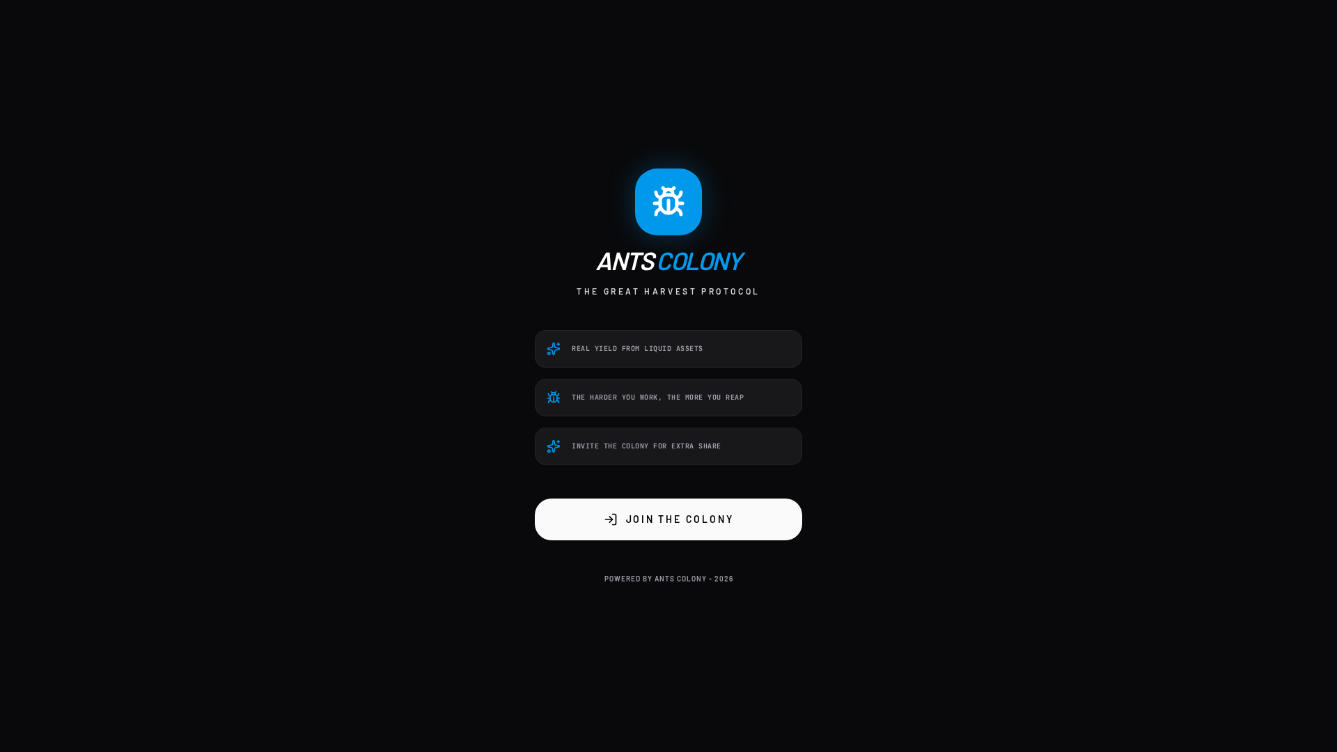 Screenshot of antscoin.online