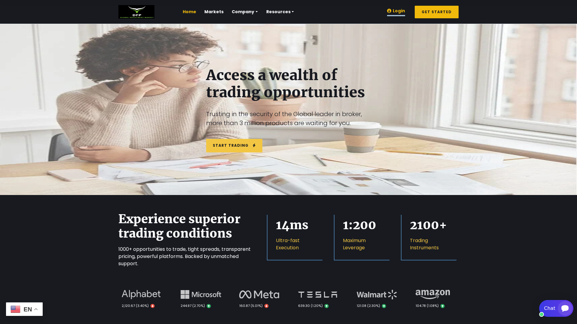 Screenshot of dfpmarket.live