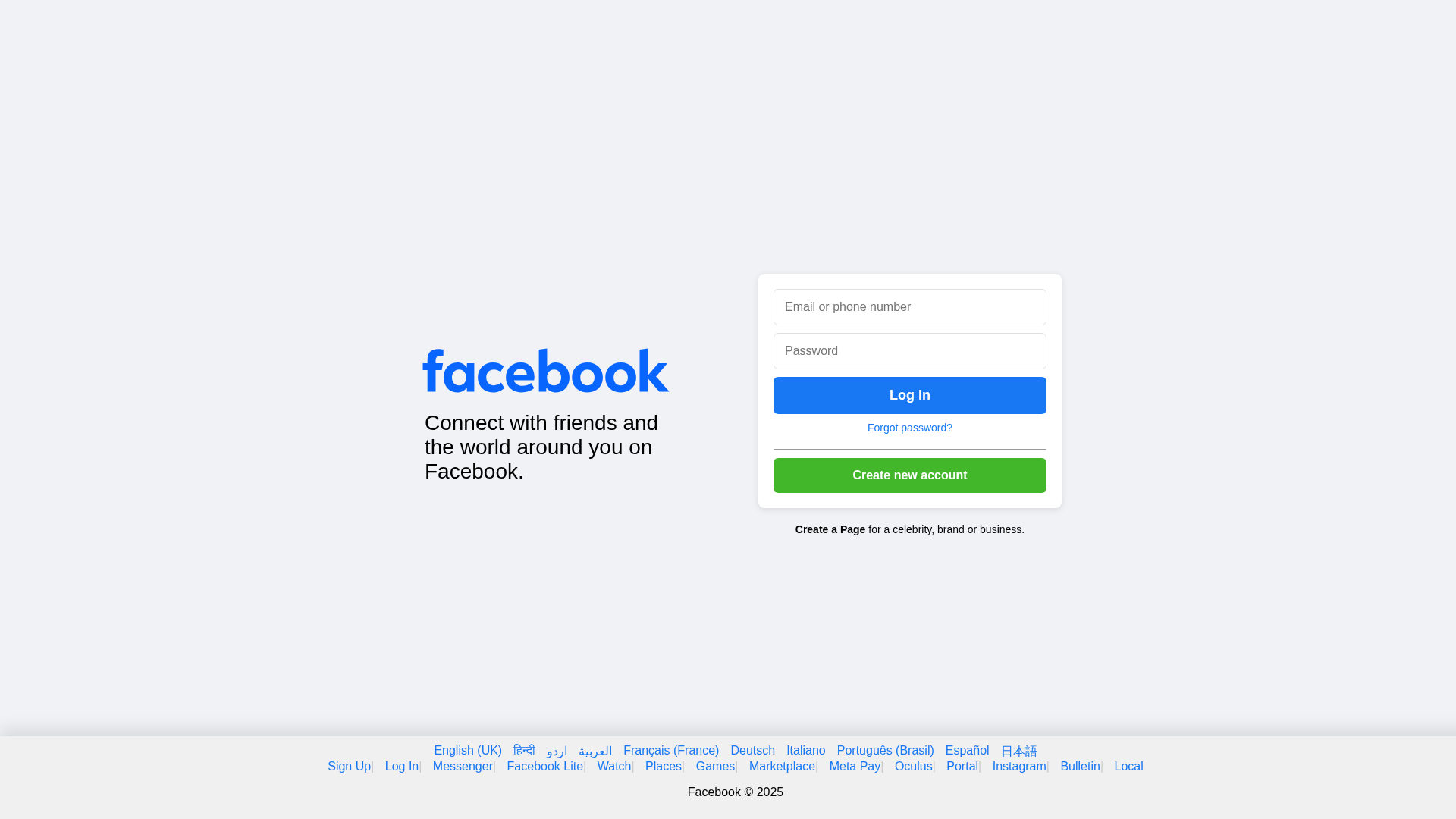 Screenshot of www.facebook-loginrealumber.vercel.app