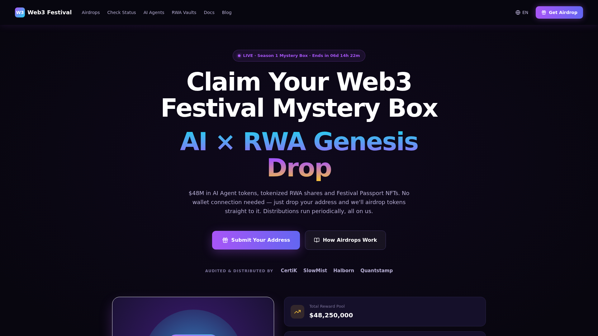 Screenshot of airdrop-ads.xyz