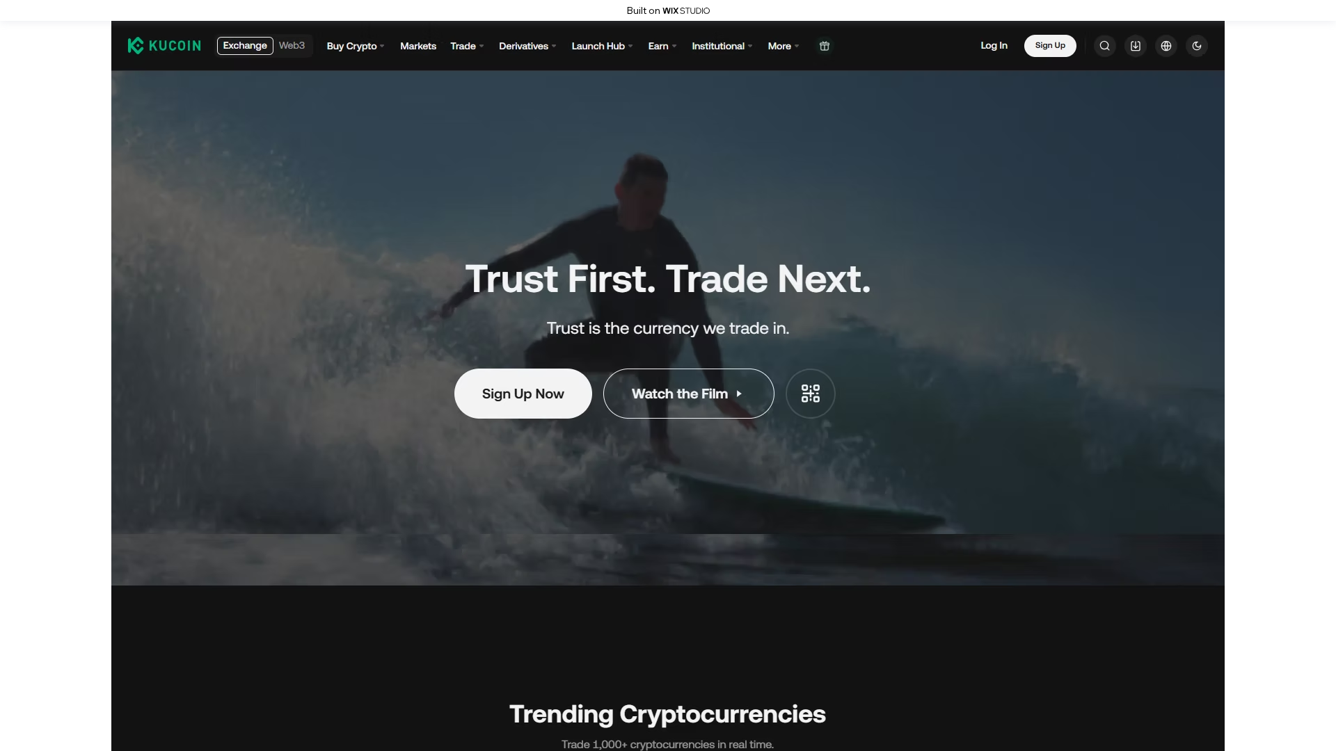 Screenshot of qucoiin.wixstudio.com