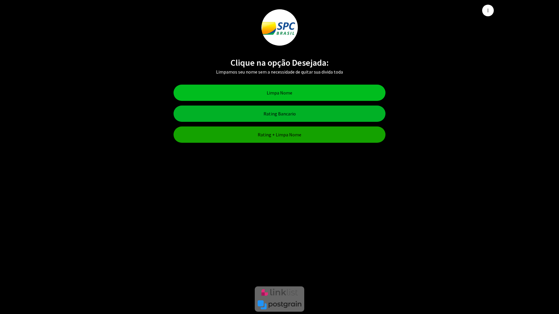 Screenshot of linklist.bio