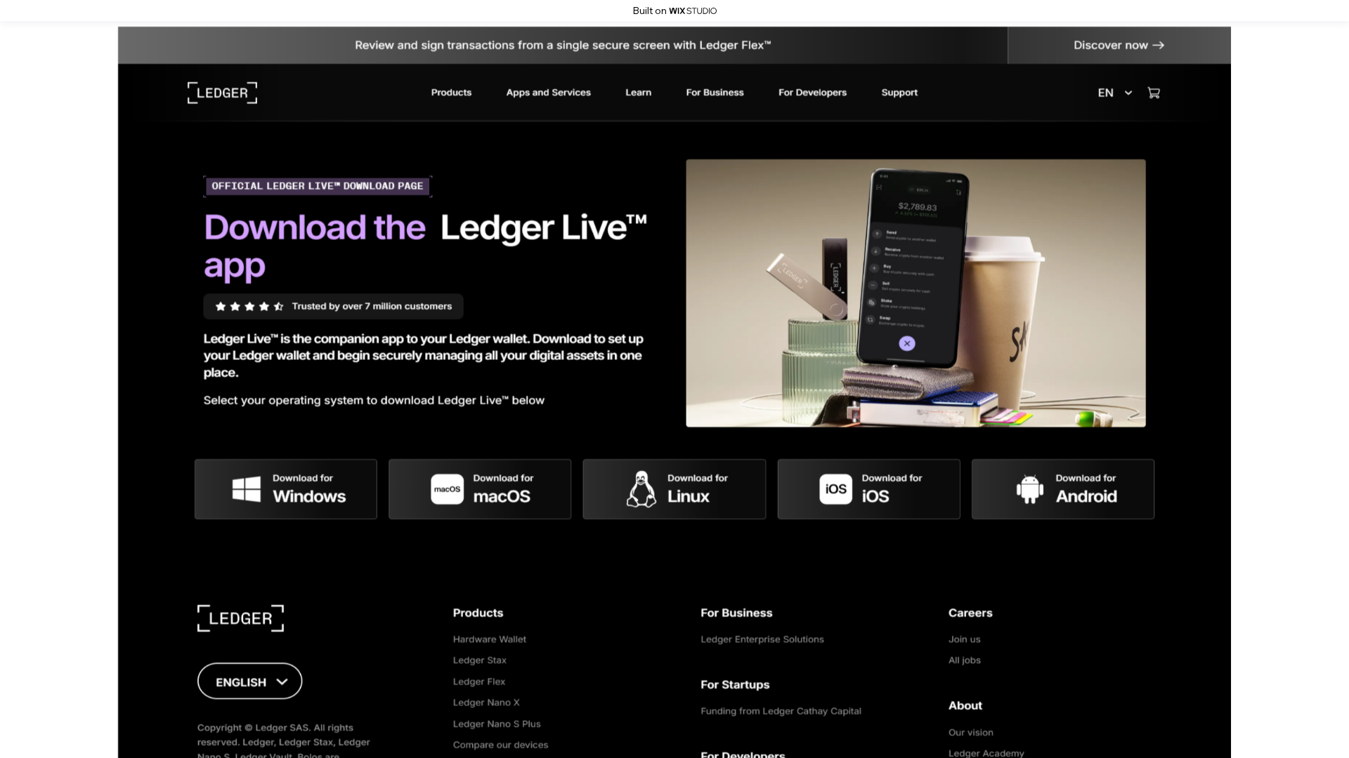 Screenshot of iostart-leddgrecdn.wixstudio.com
