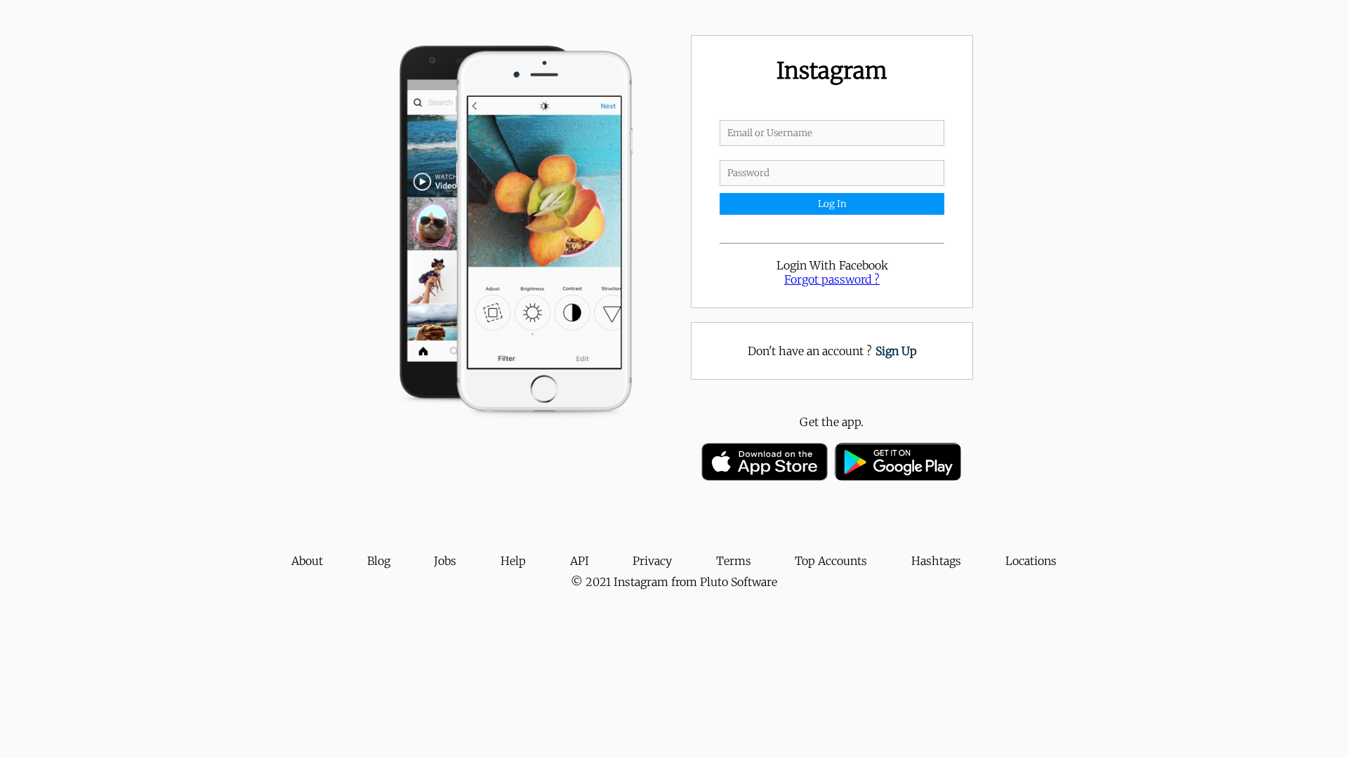 Screenshot of www.instagram-clone-frontend.vercel.app