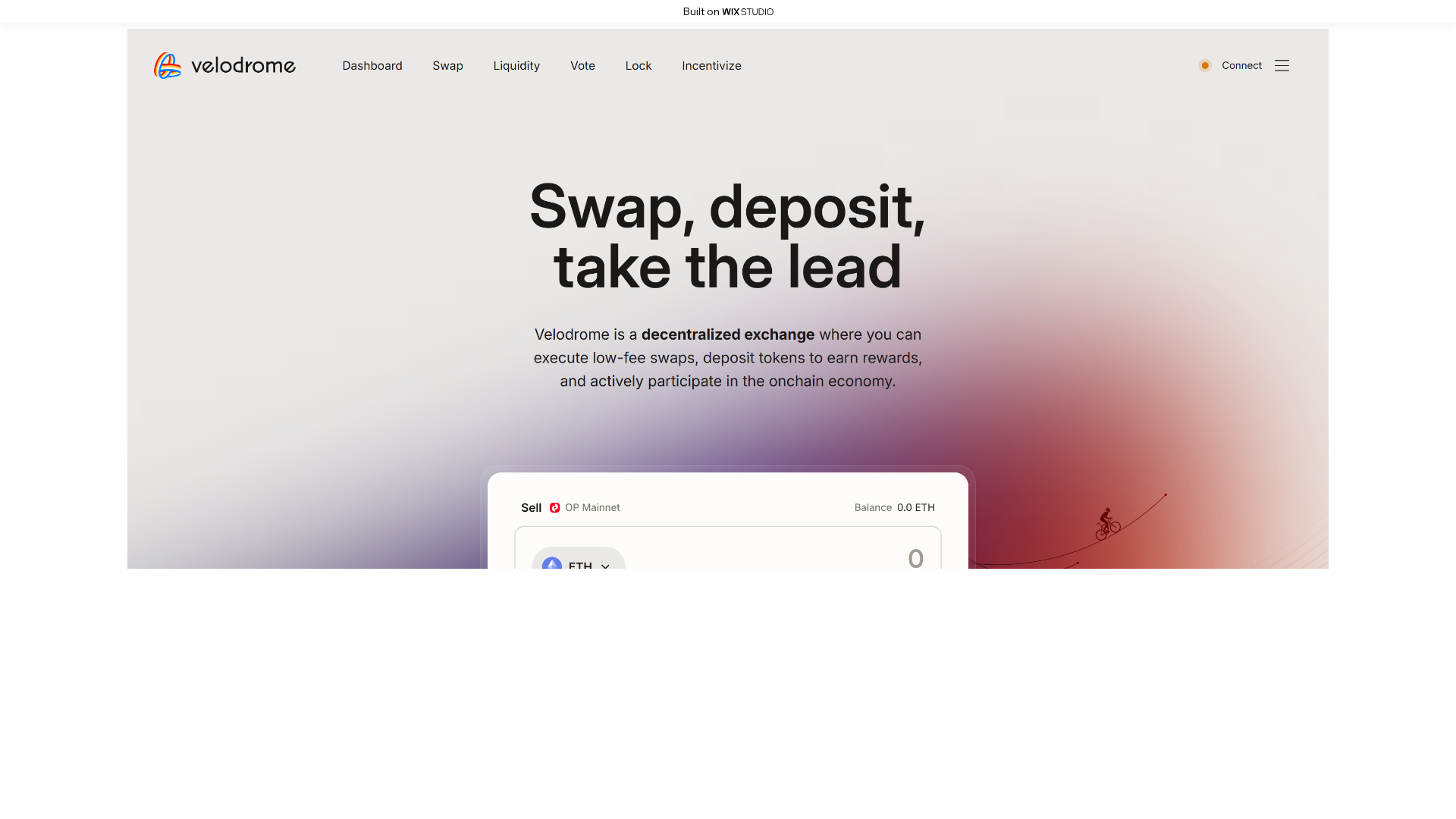 Screenshot of homeapp-velodrome.wixstudio.com