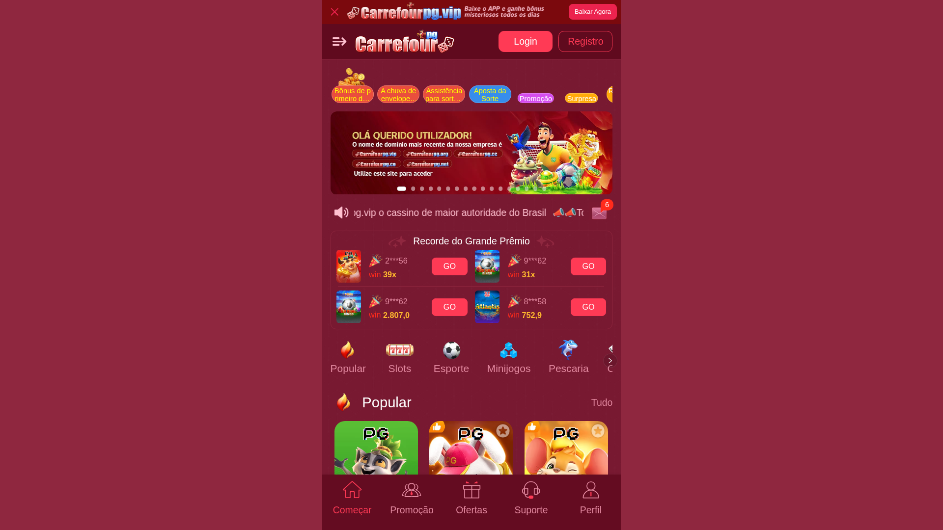 Screenshot of carrefourbet.vip