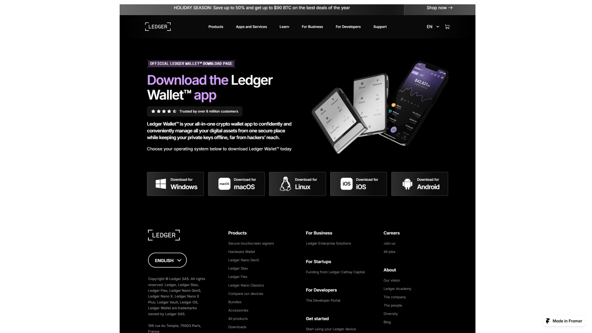 Screenshot of lezer-com-eng.framer.media