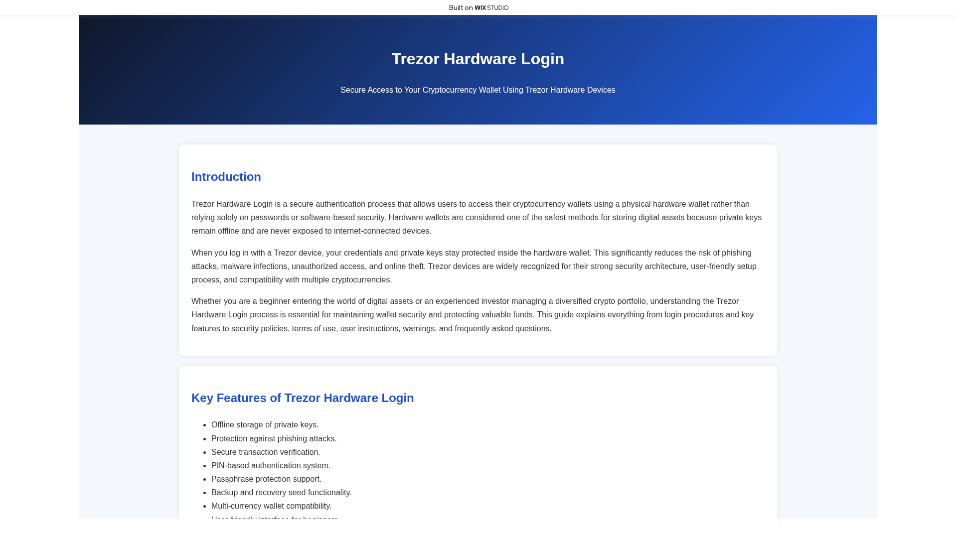 Screenshot of hrdwar-device.wixstudio.com