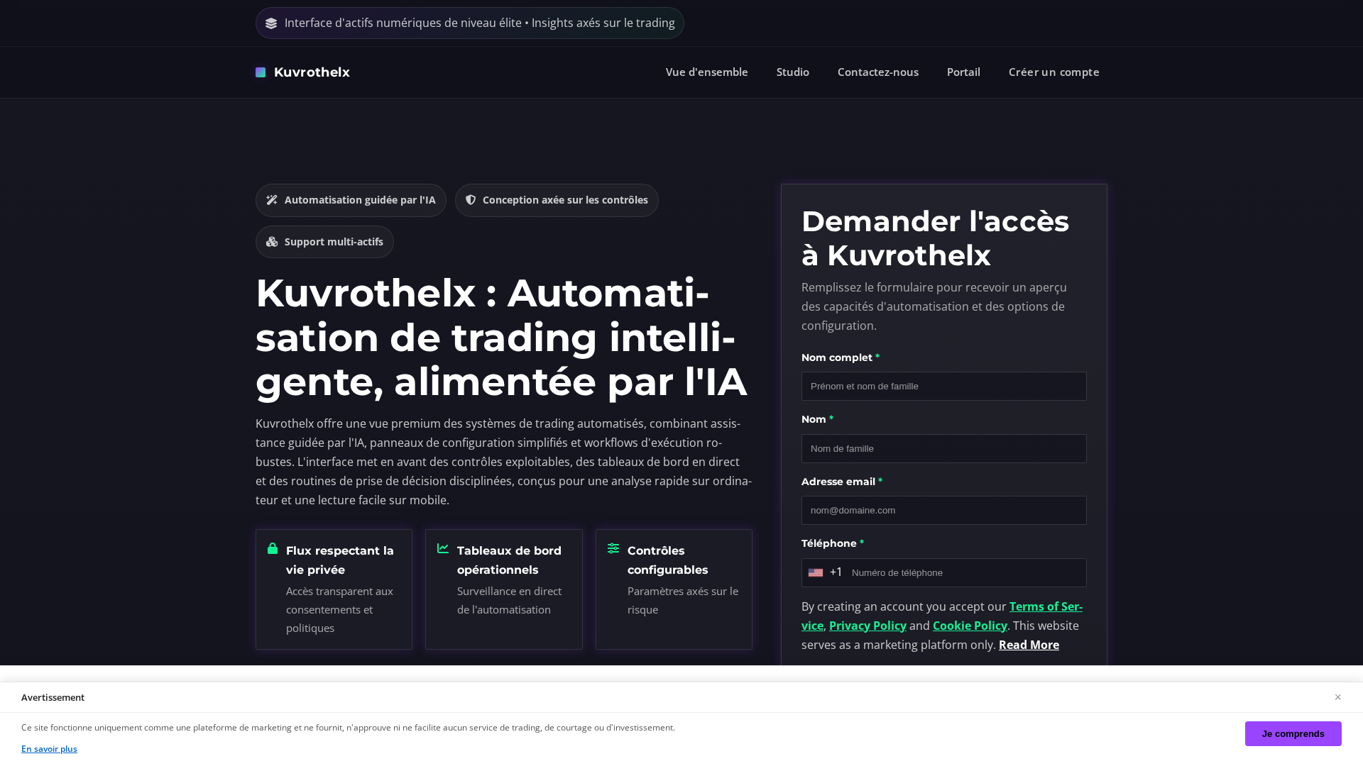 Screenshot of kuvrothelxsoft.com