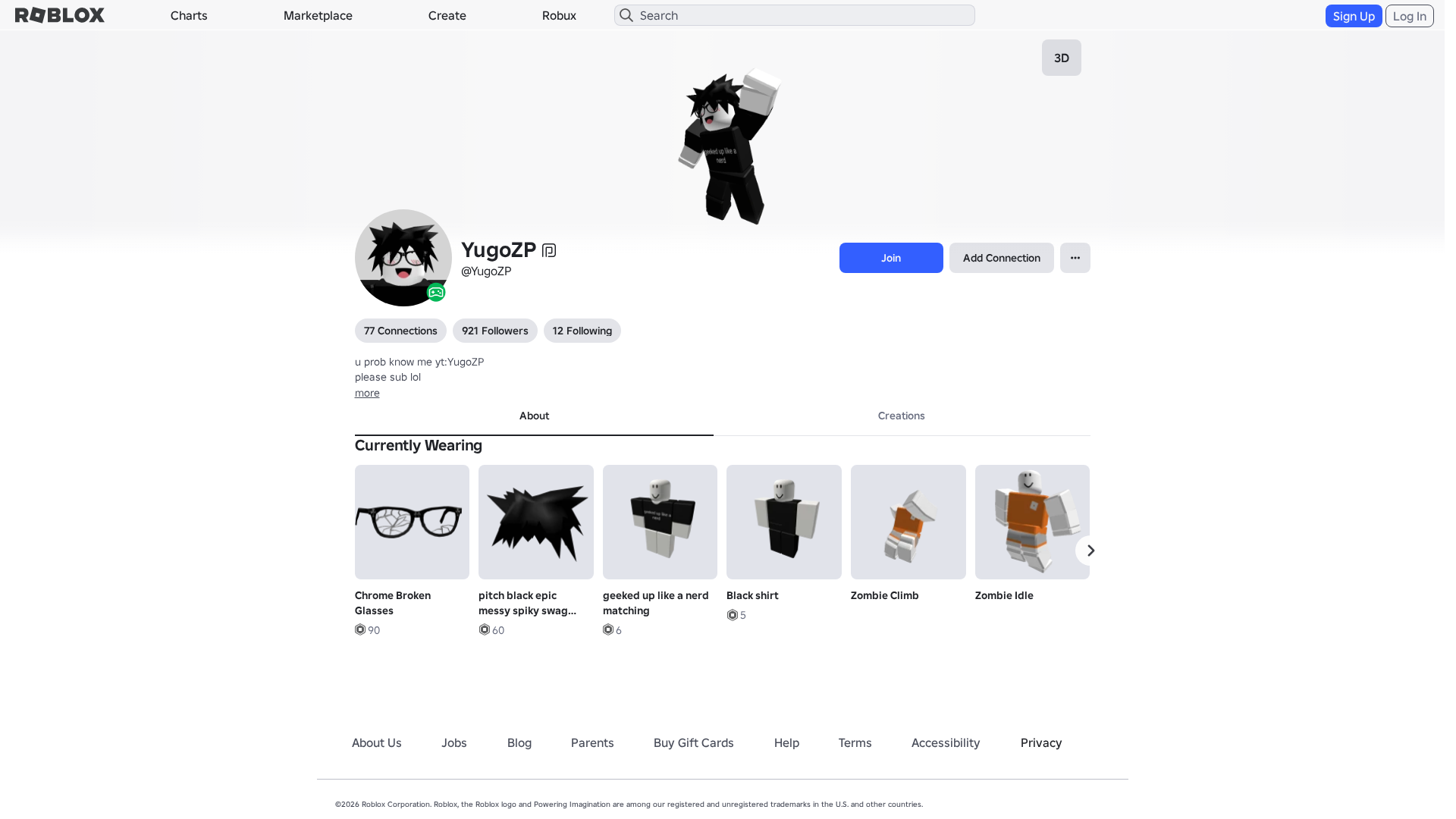 Screenshot of www.roblox.com.ml