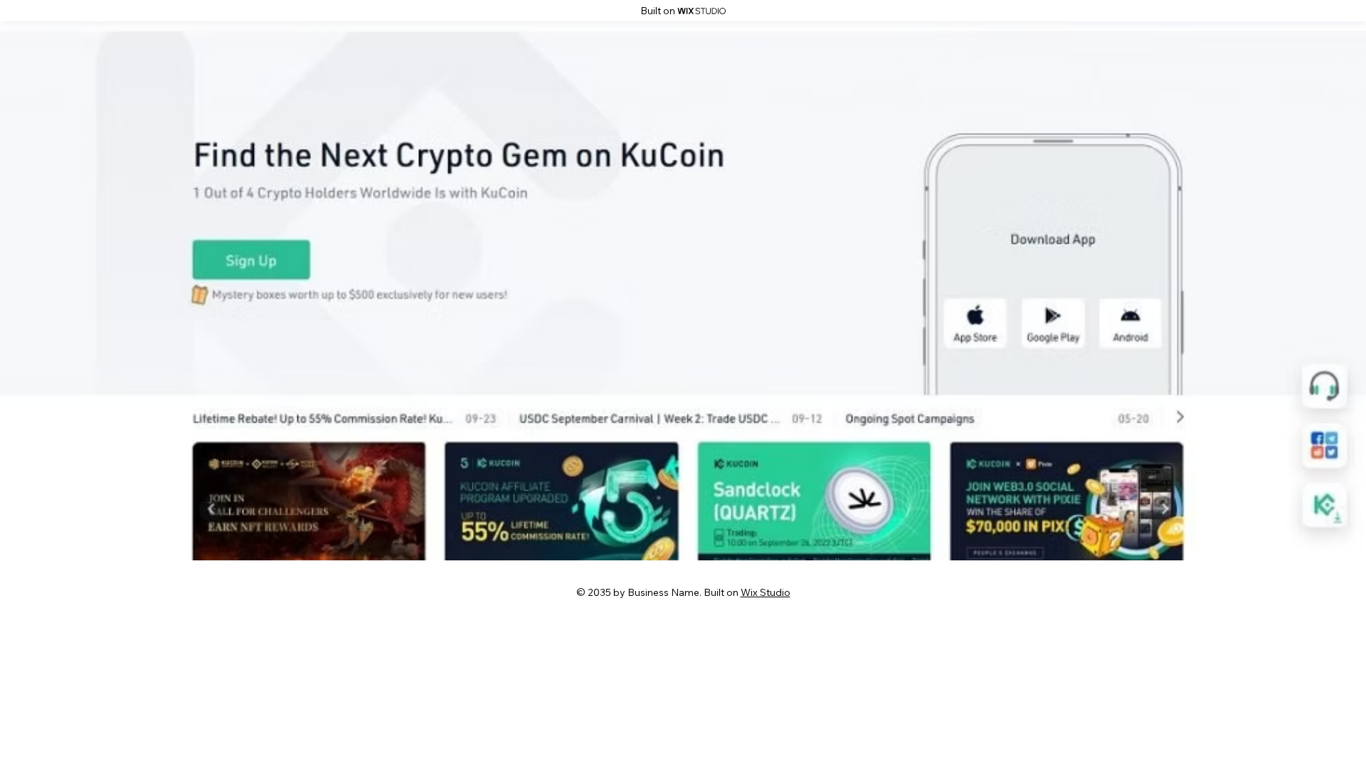Screenshot of kuqoin-lgin.wixstudio.com