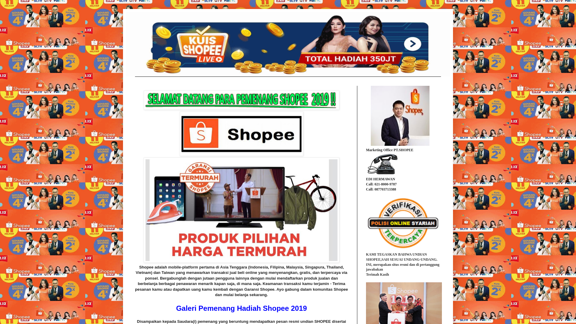 Screenshot of shopeetbk133.blogspot.com