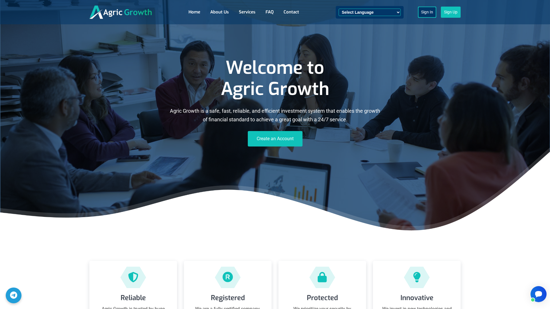 Screenshot of agric-growth.ltd