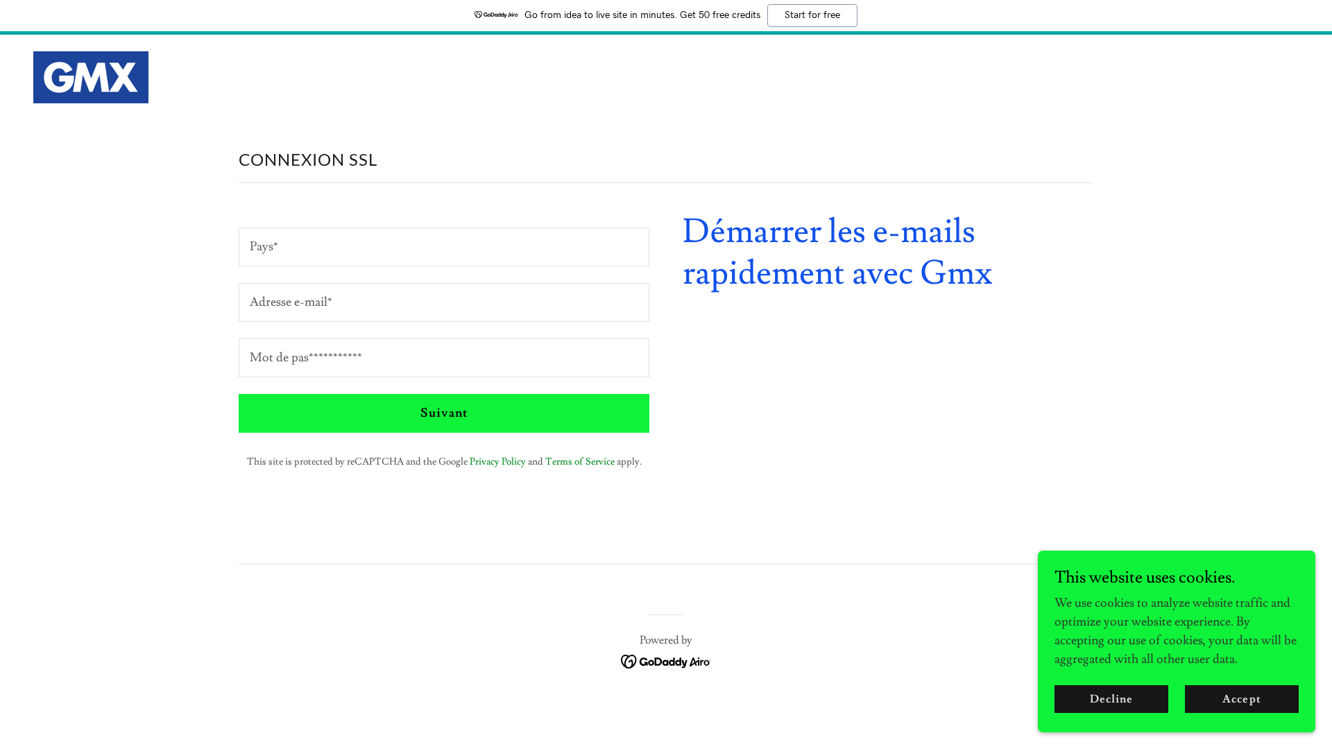 Screenshot of site-o3t12yuv9.godaddysites.com