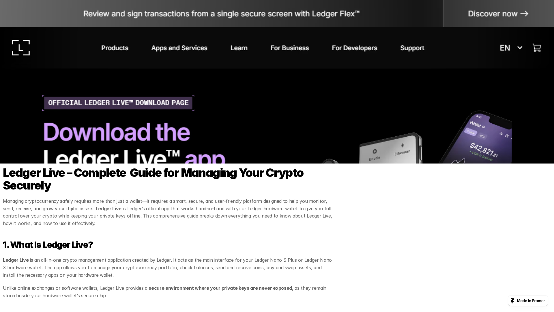 Screenshot of ledgorliv.framer.media