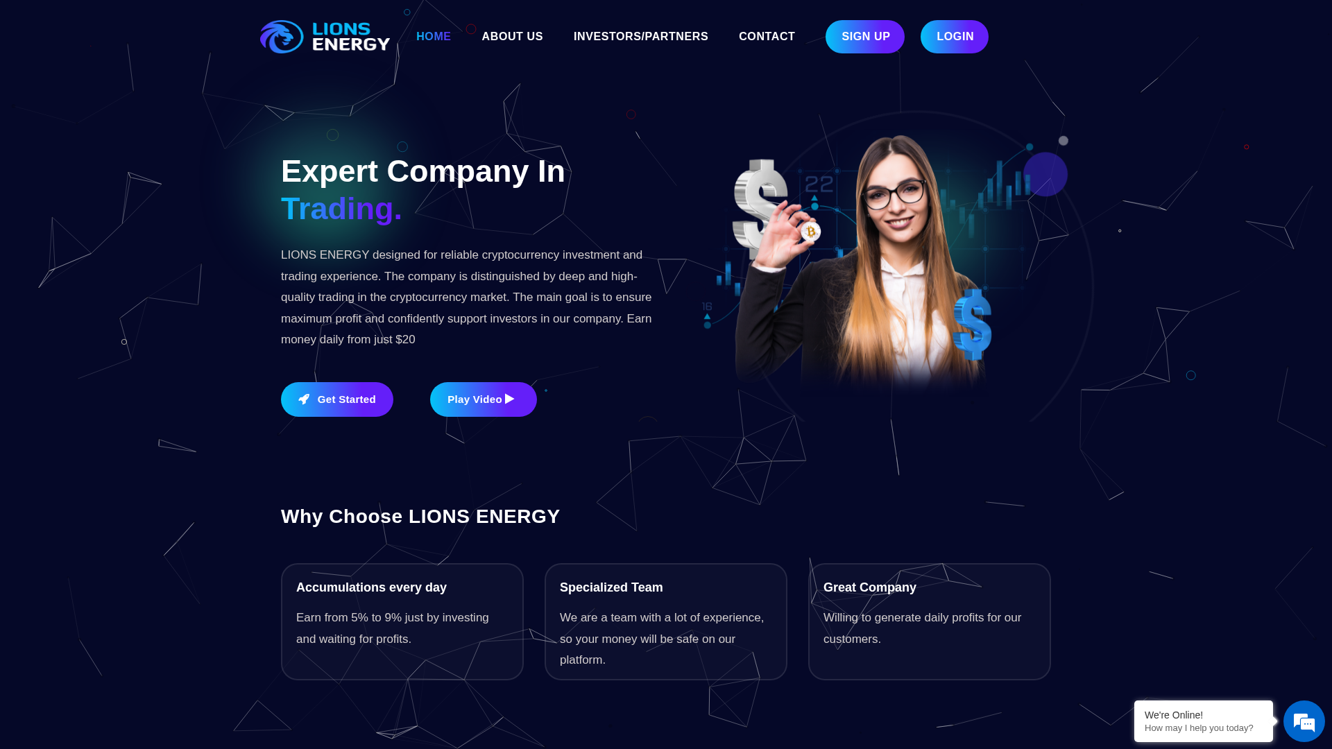 Screenshot of lionsenergy.net