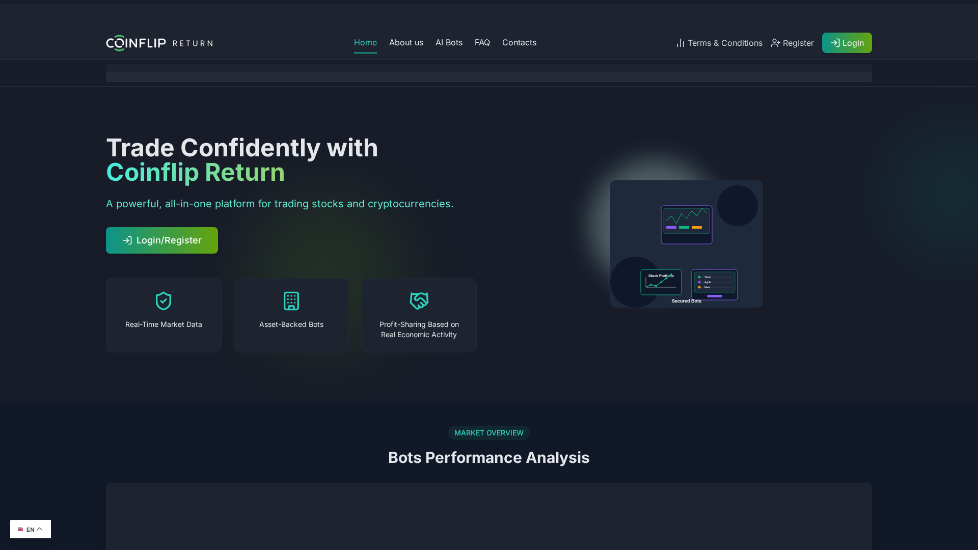 Screenshot of coinflipreturn.com