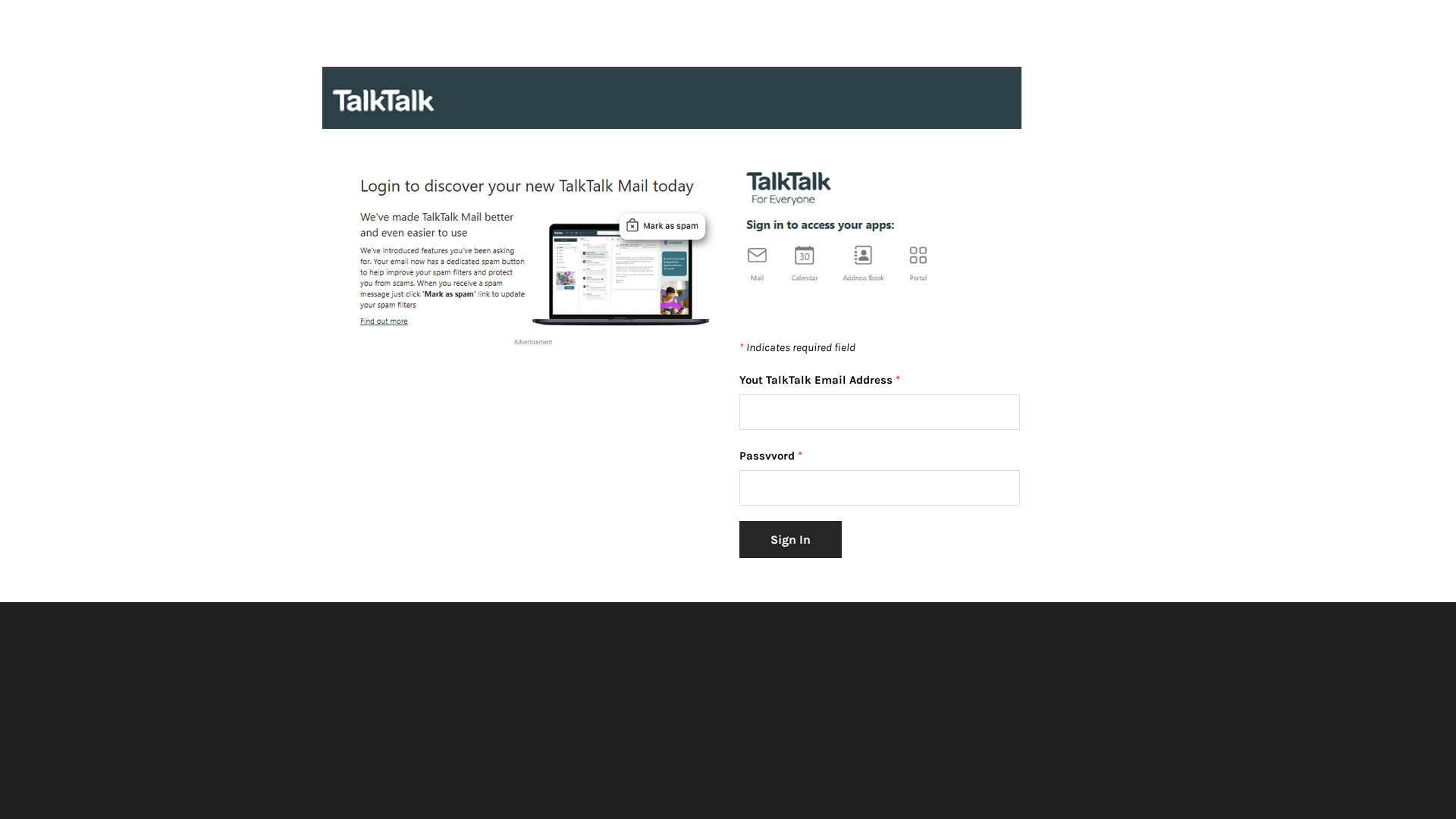 Screenshot of talktalknetwor.weebly.com