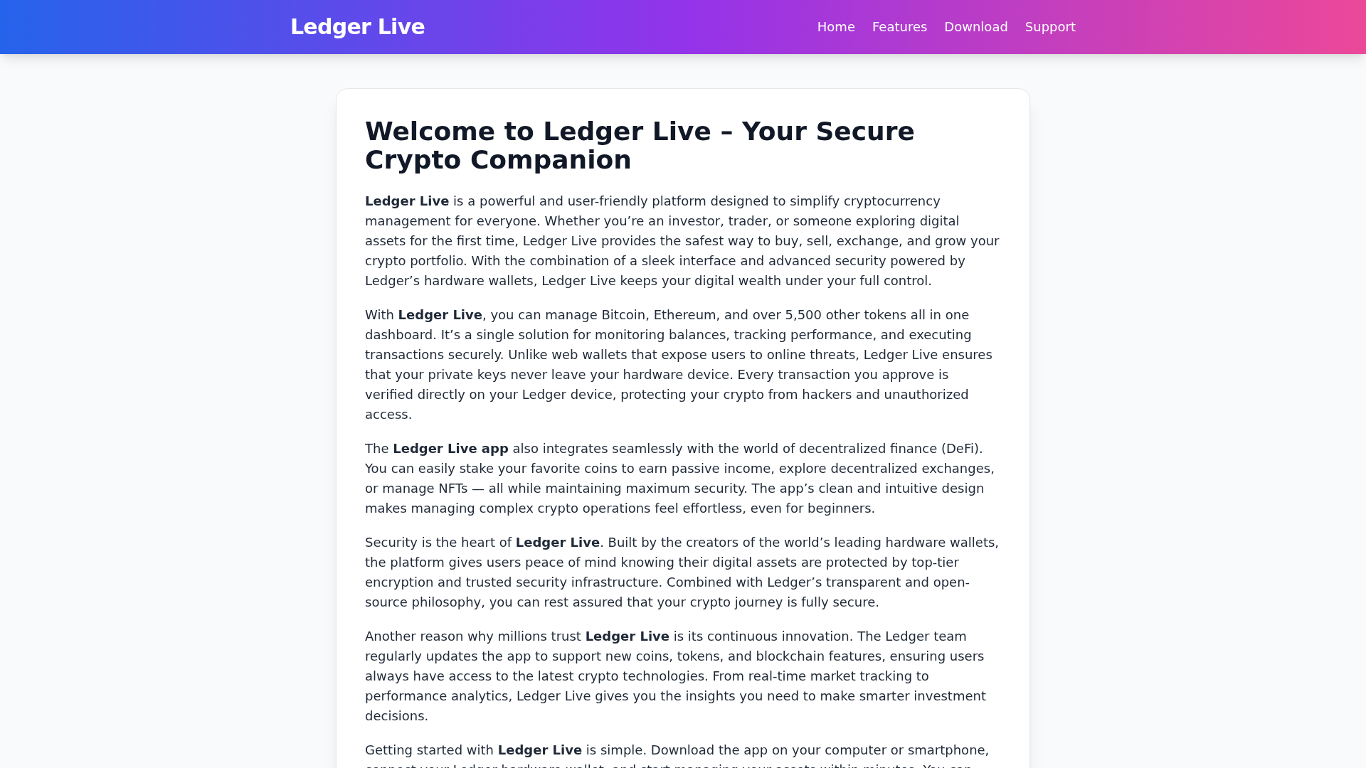 Screenshot of ldger-live-learn.pages.dev