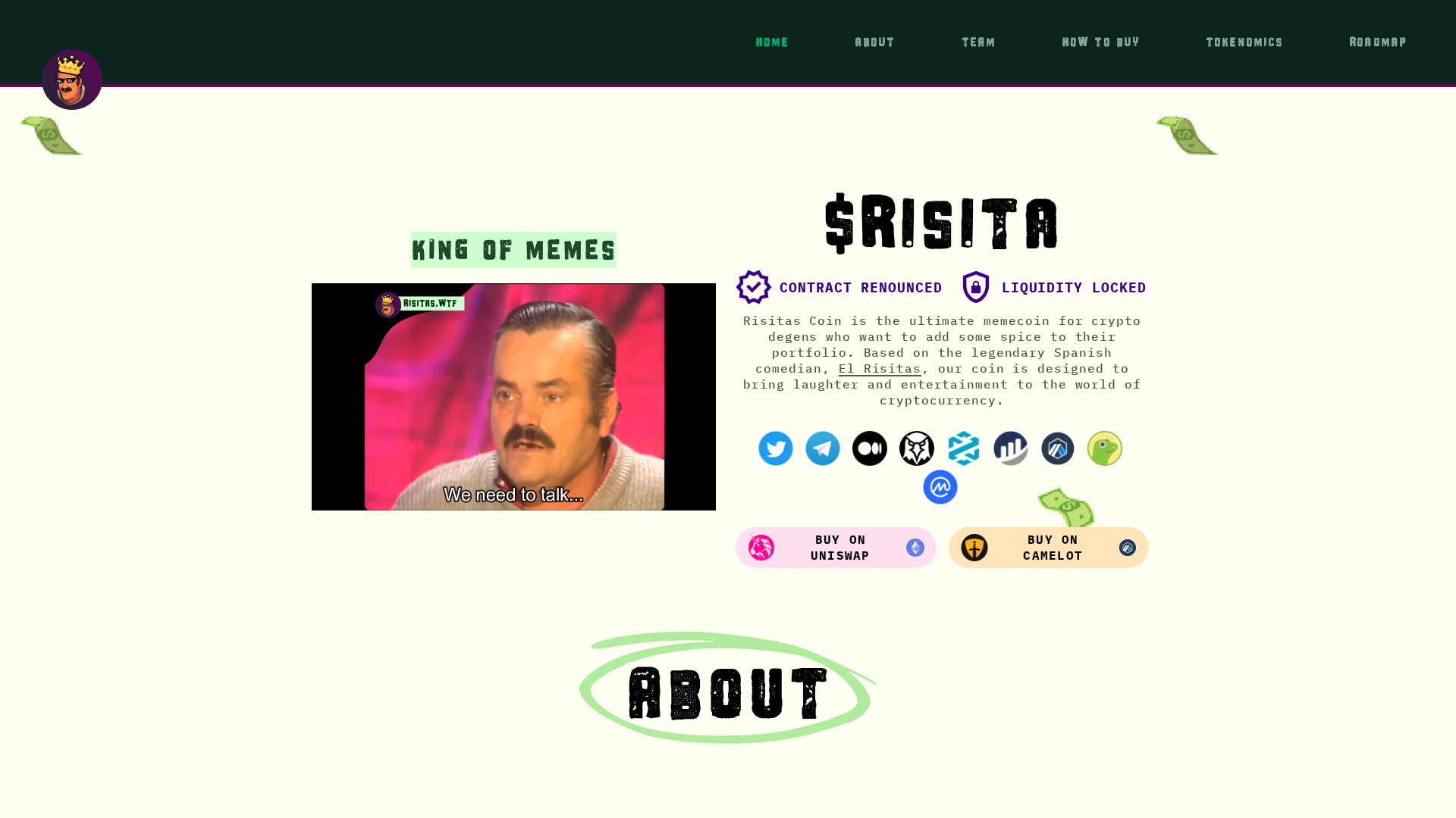 Screenshot of risitas.pages.dev