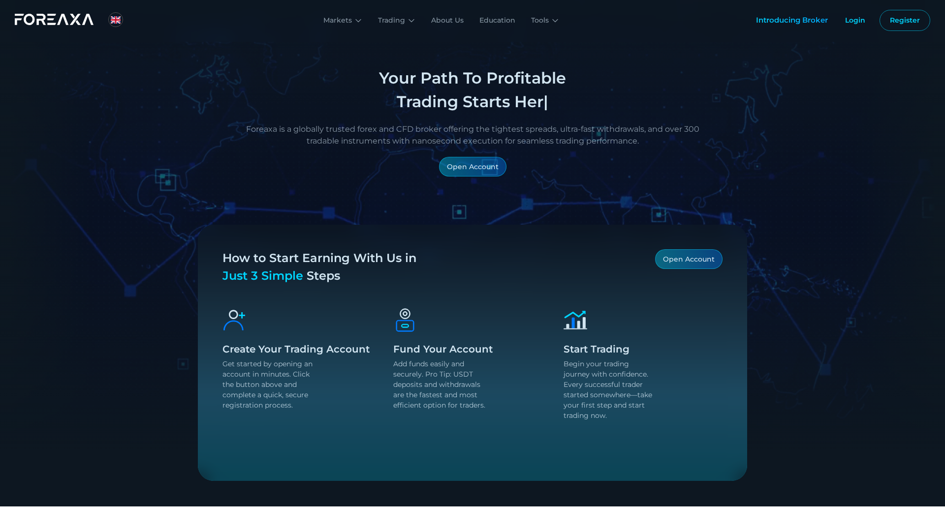 Screenshot of foreaxa.com
