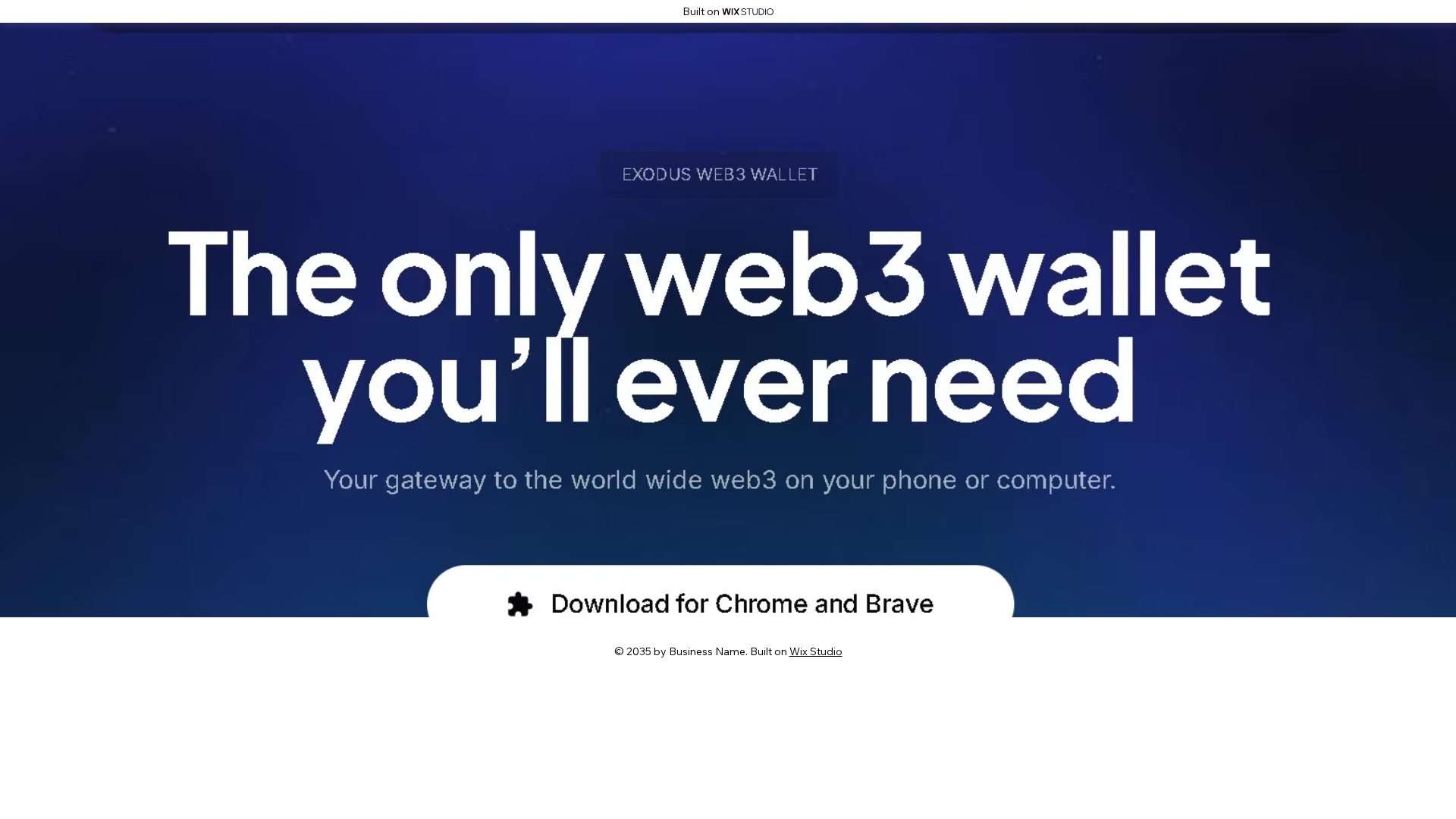Screenshot of chromewebstoreus.wixstudio.com