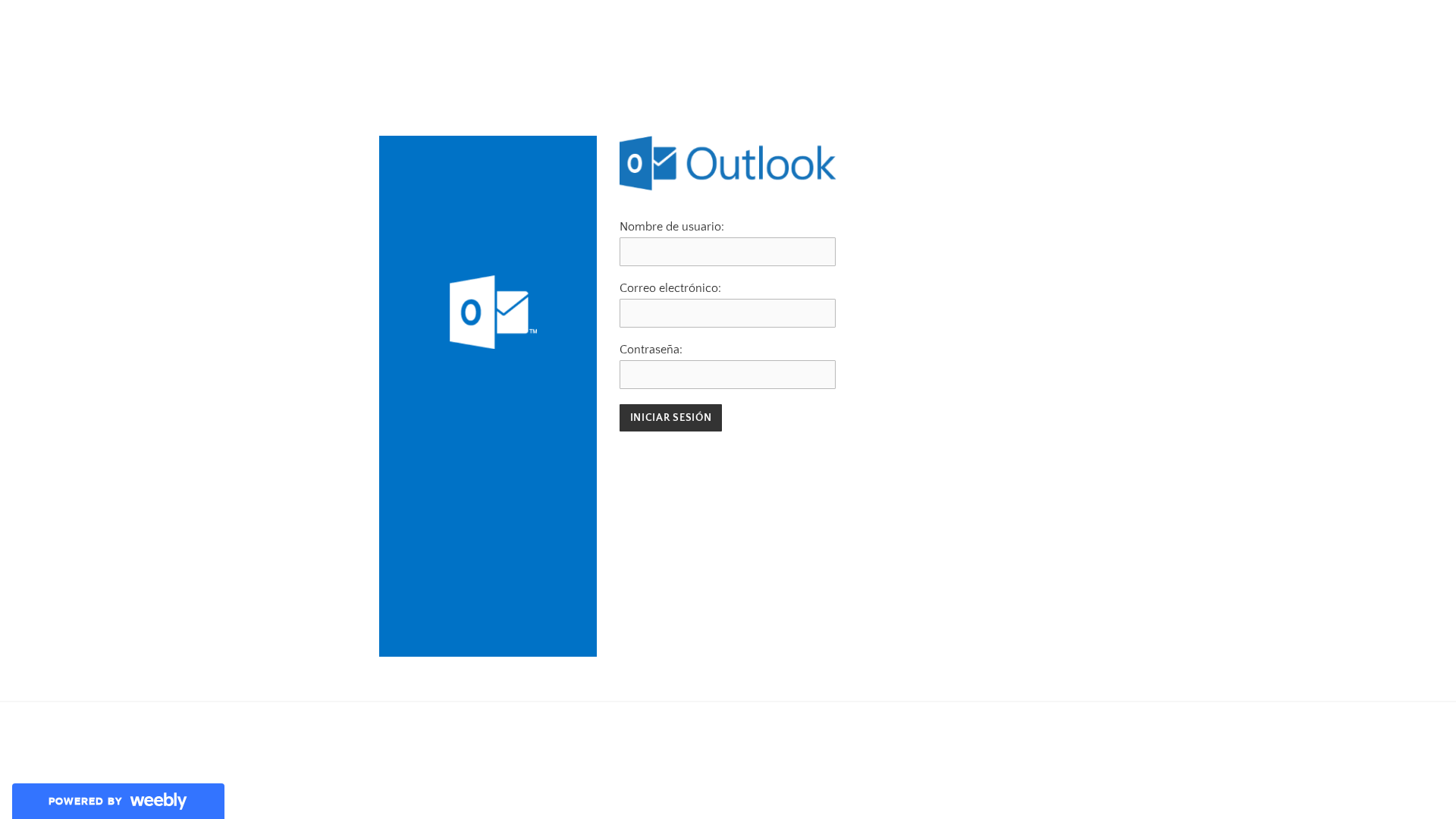 Screenshot of 247correo-outlook.weebly.com