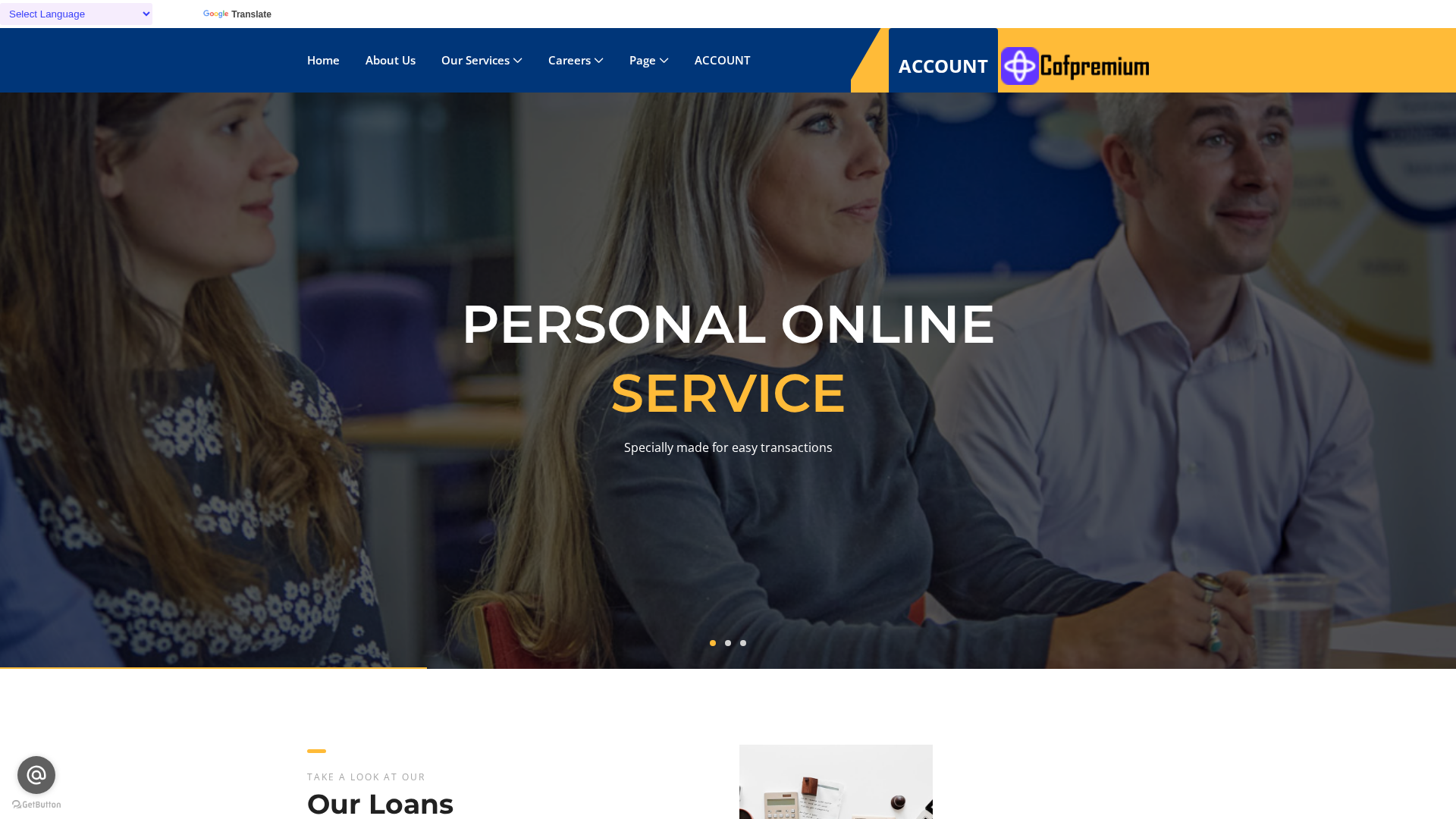 Screenshot of globalcofp.online