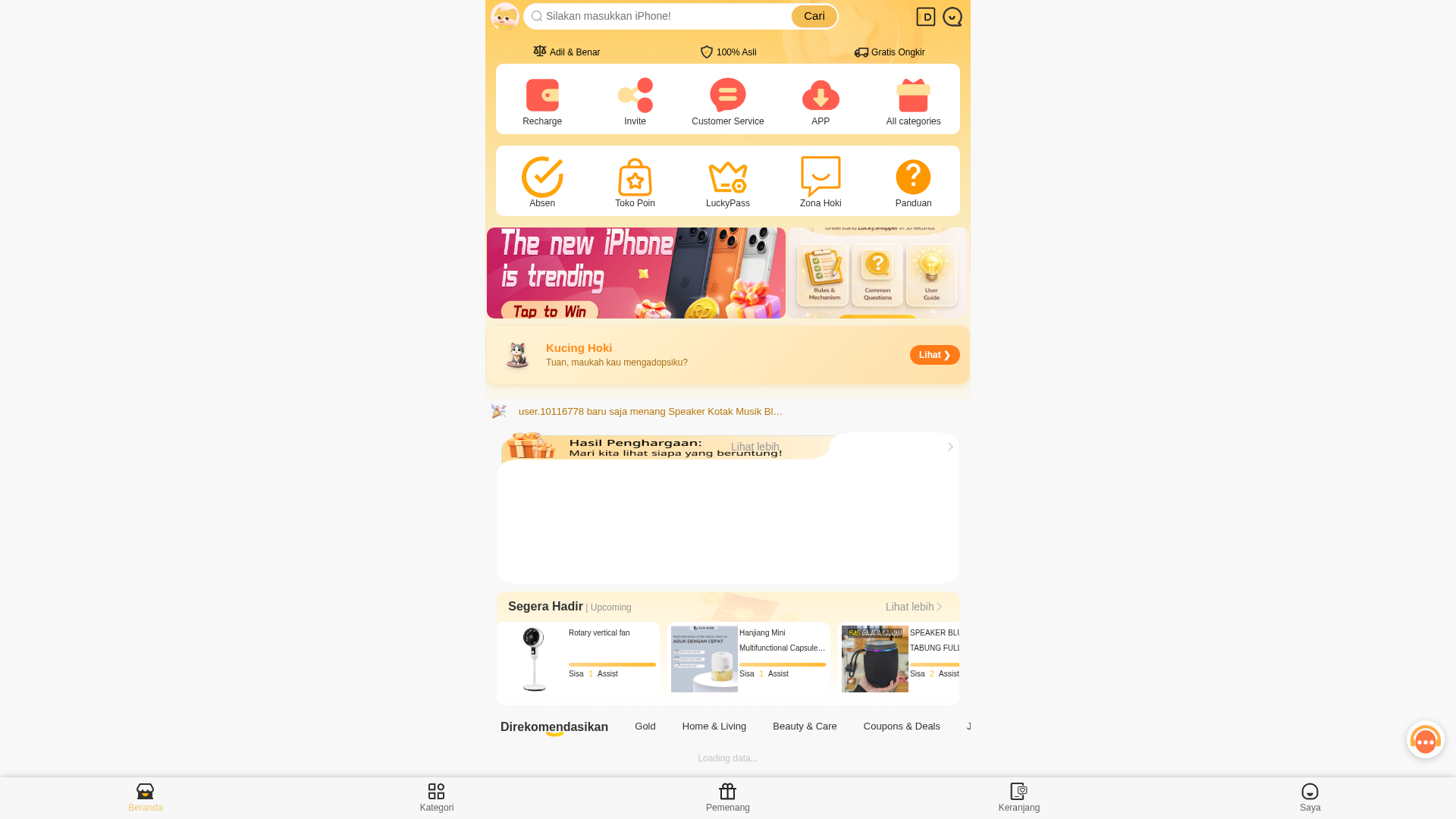 Screenshot of luckdrop.cc